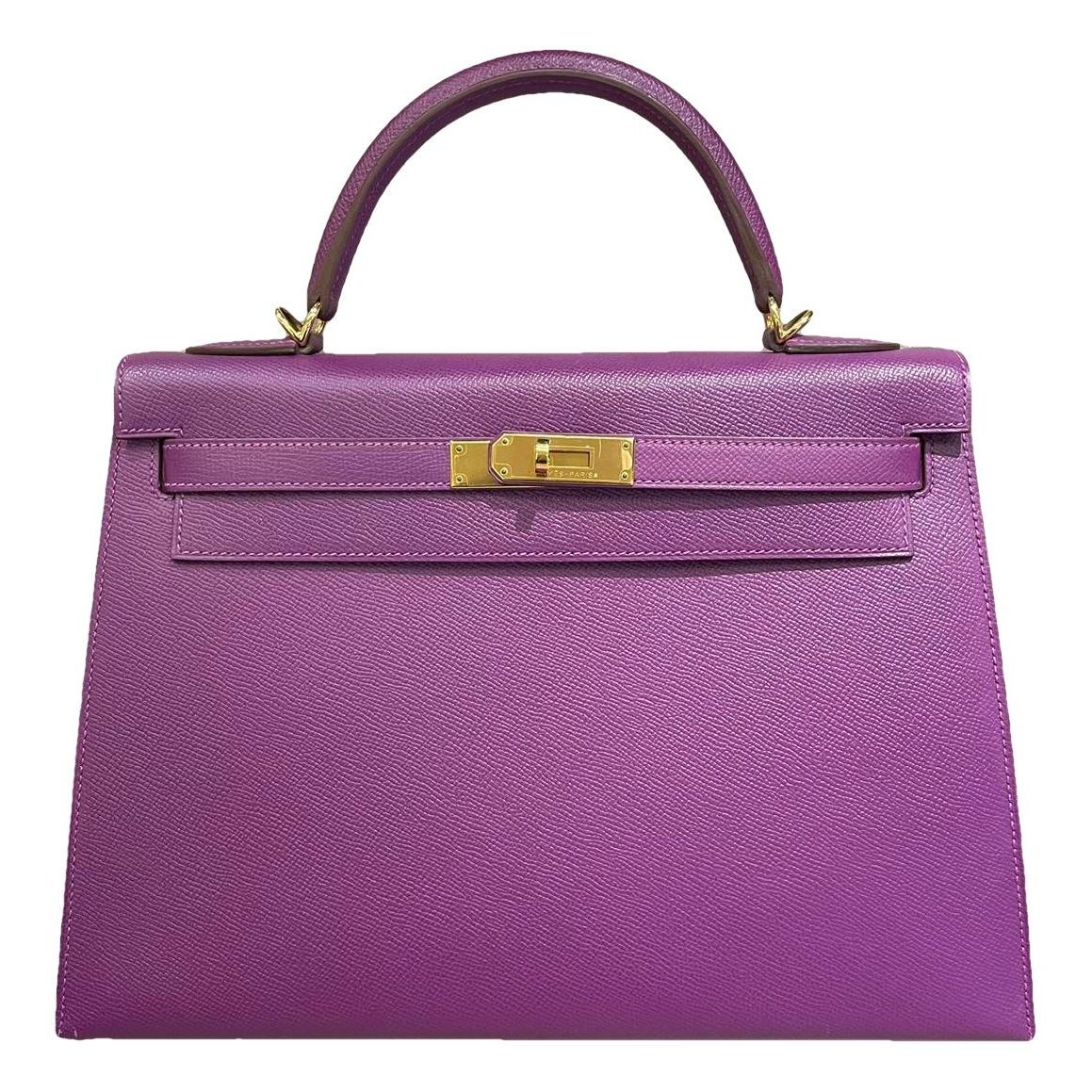 Hermes Kelly 32 Handbag Anemone Epsom Leather 2014