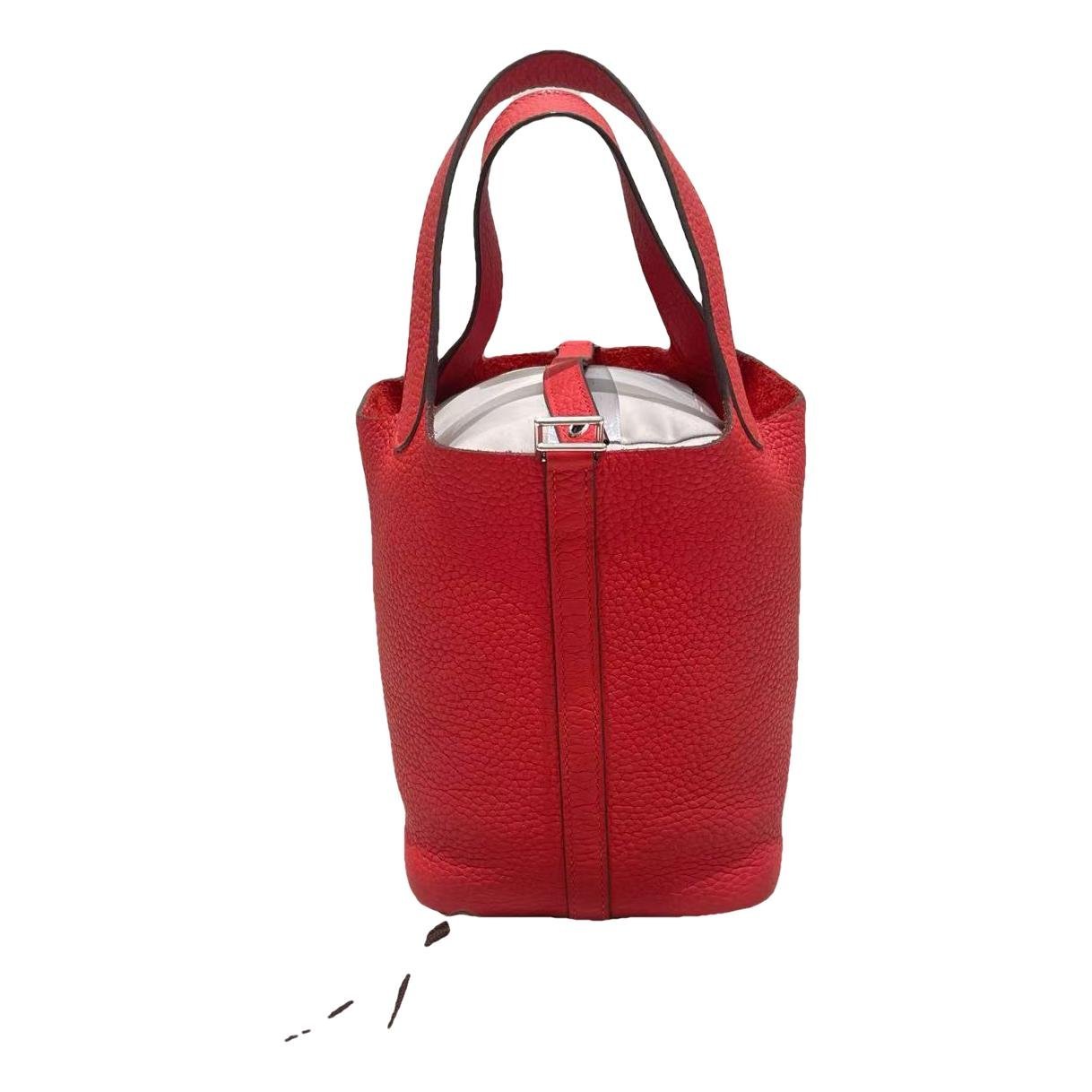 Picotin leather handbag