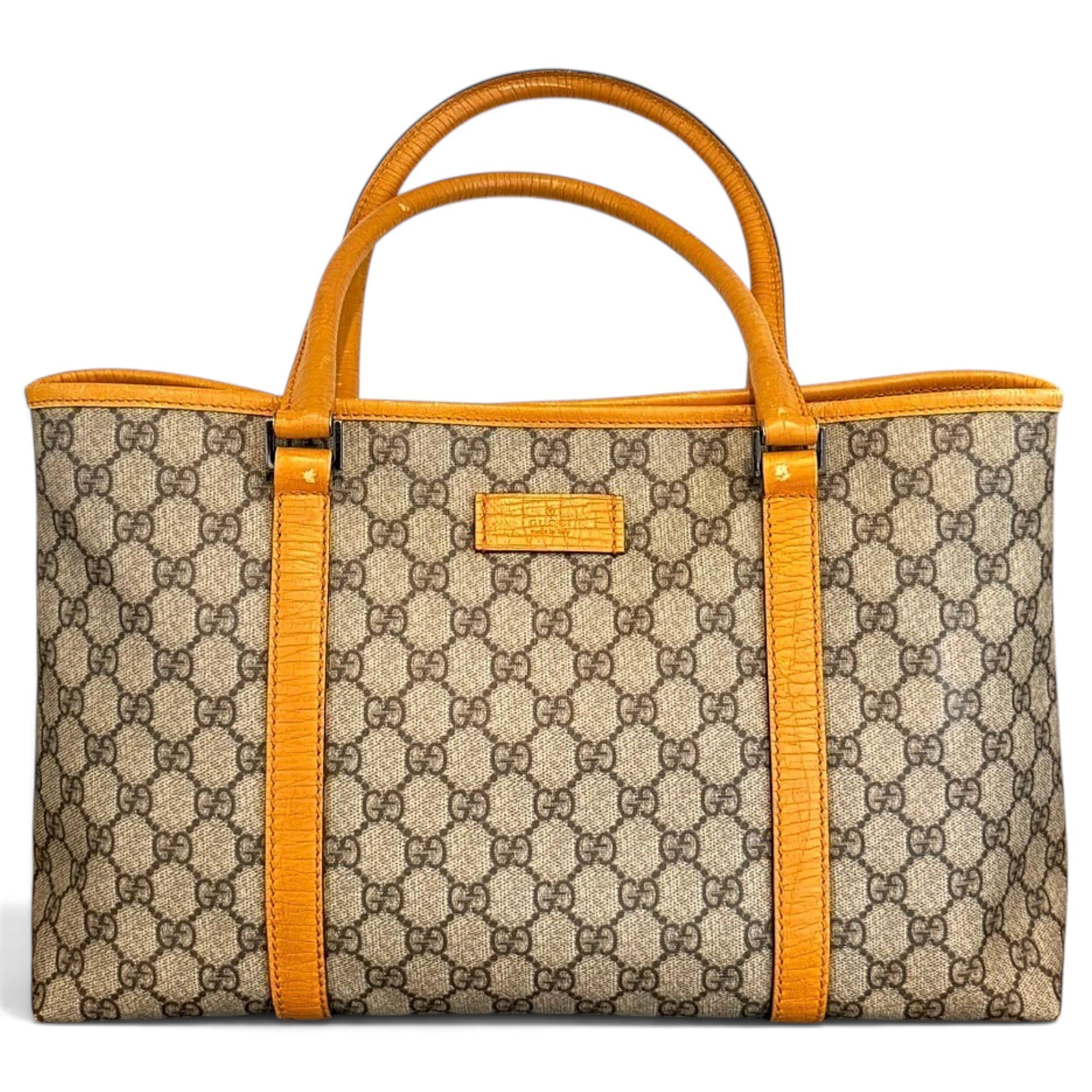 Abbey patent leather tote