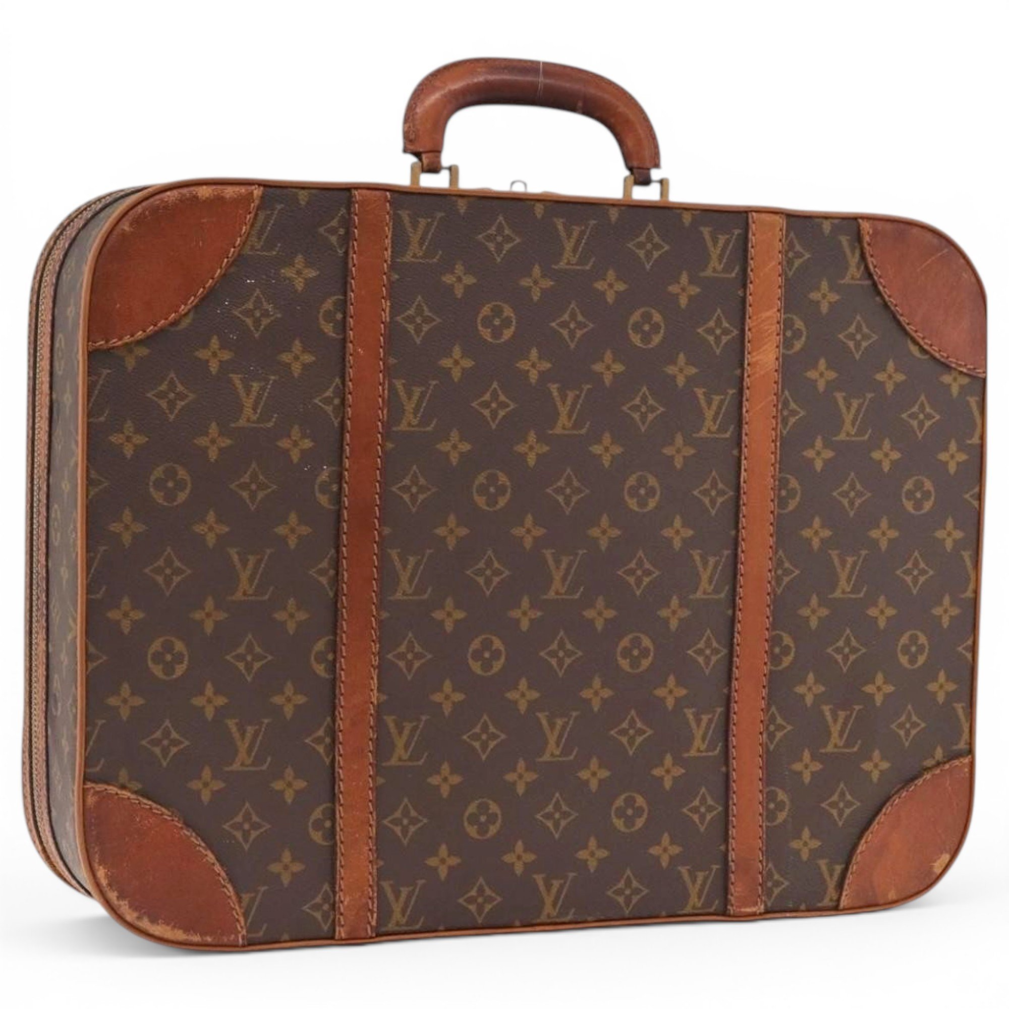 Stratos leather travel bag