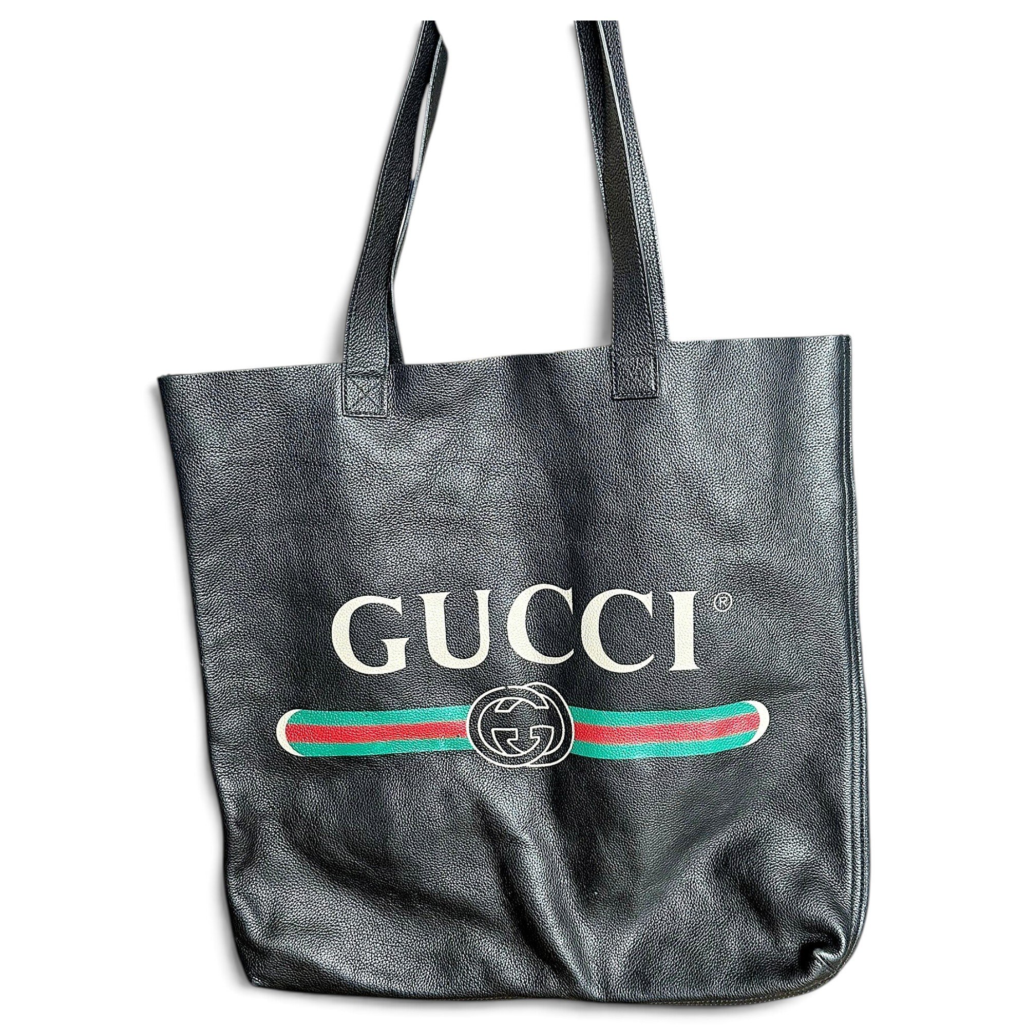 Leather tote