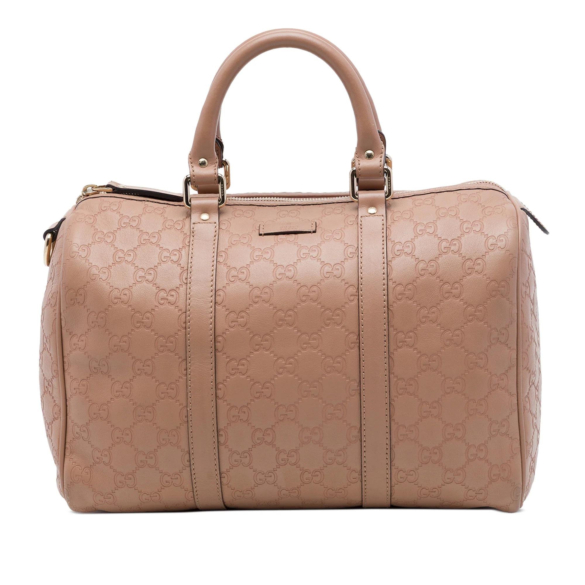 Boston leather bag