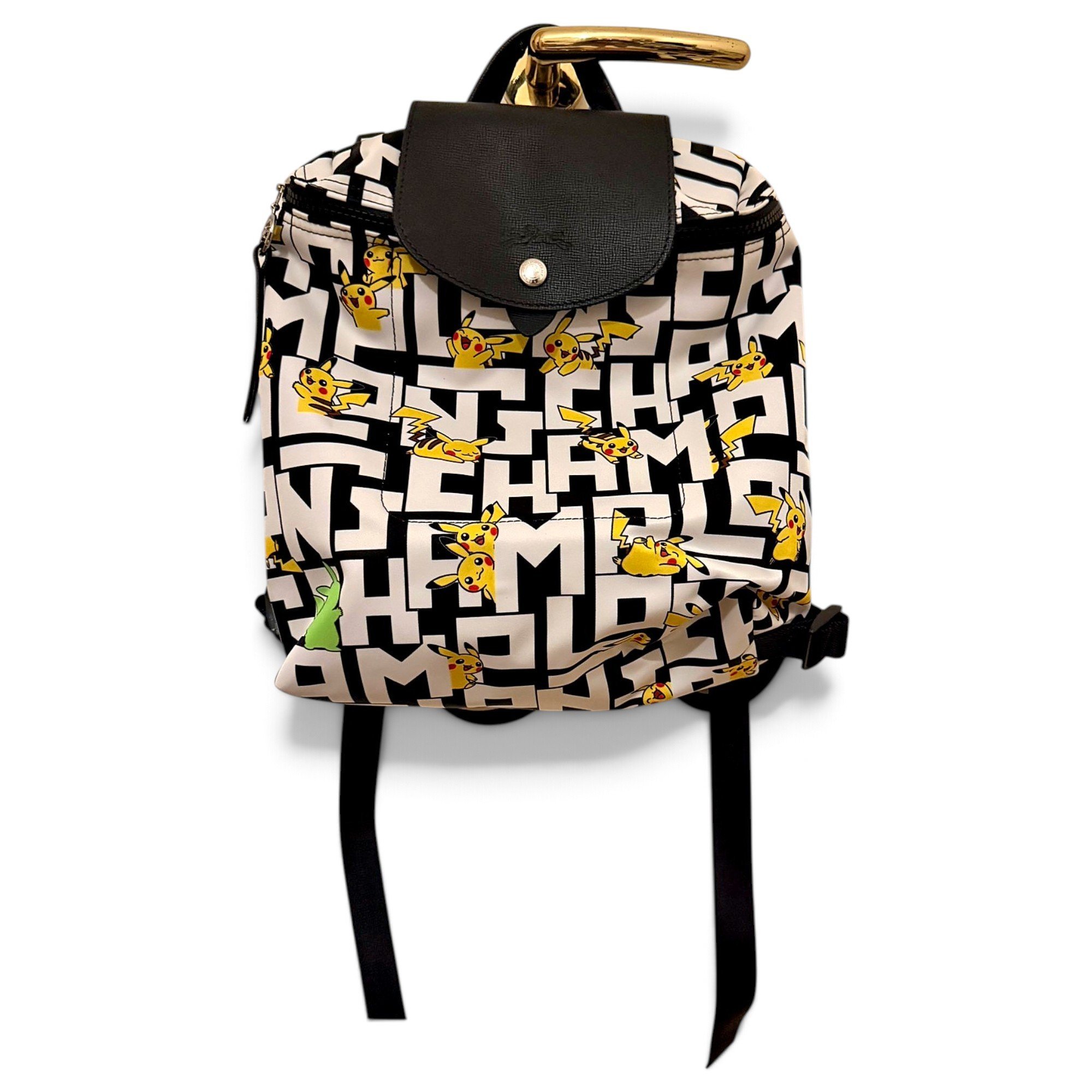 Pliage leather backpack