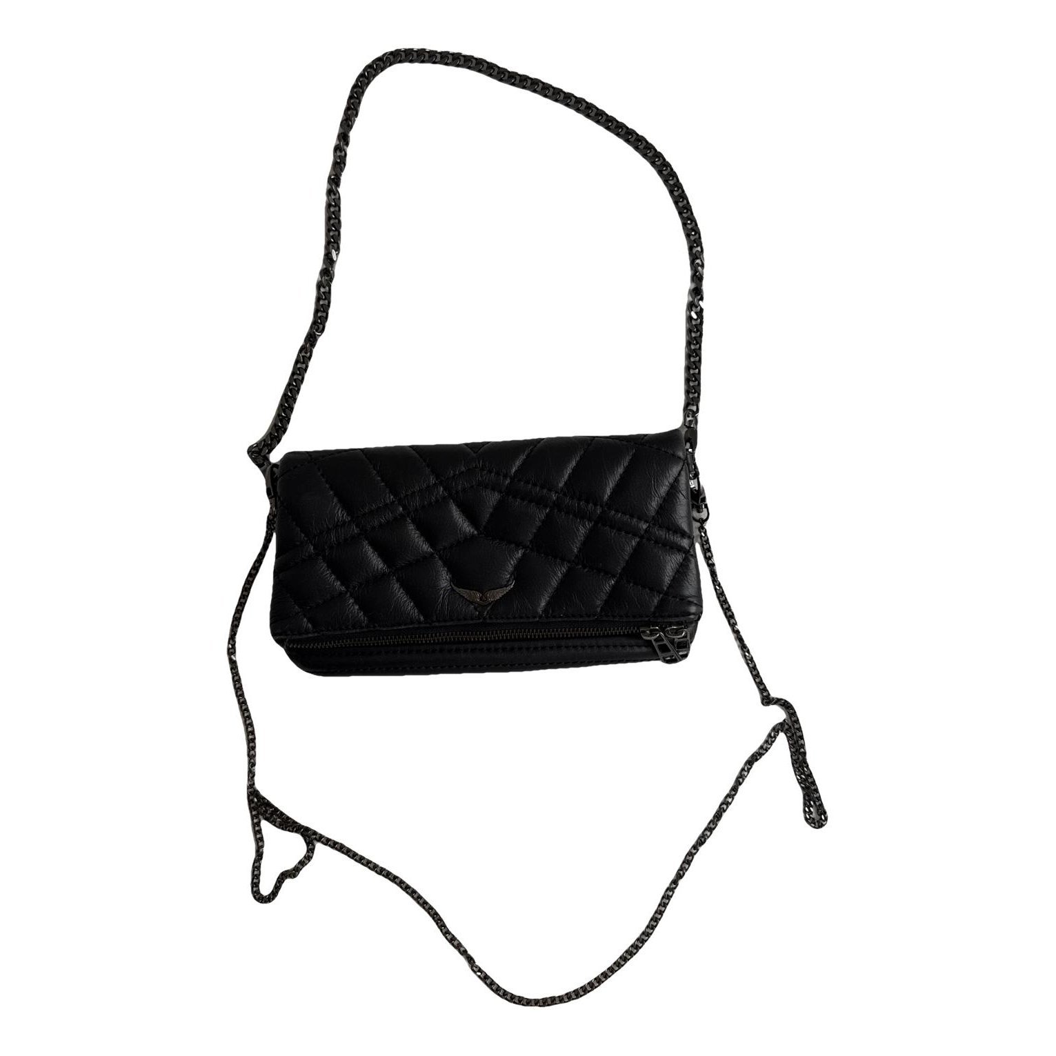 Rock leather crossbody bag