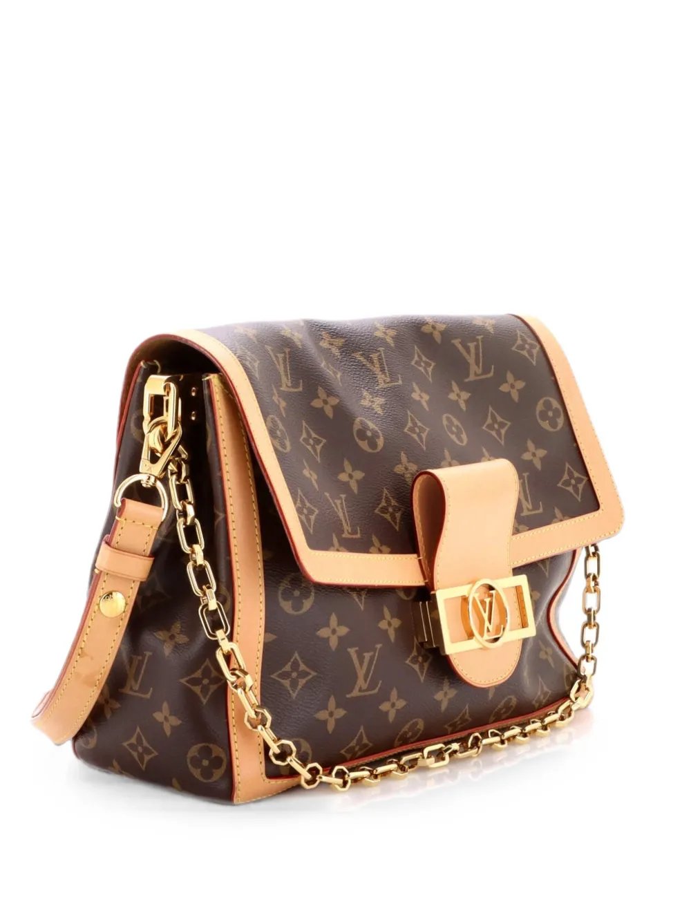 Dauphine Soft Monogram Canvas GM shoulder bag