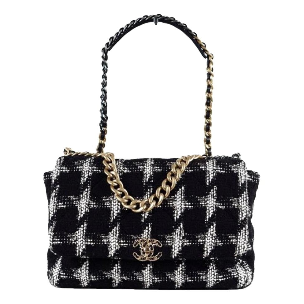 Coco Luxe tweed handbag