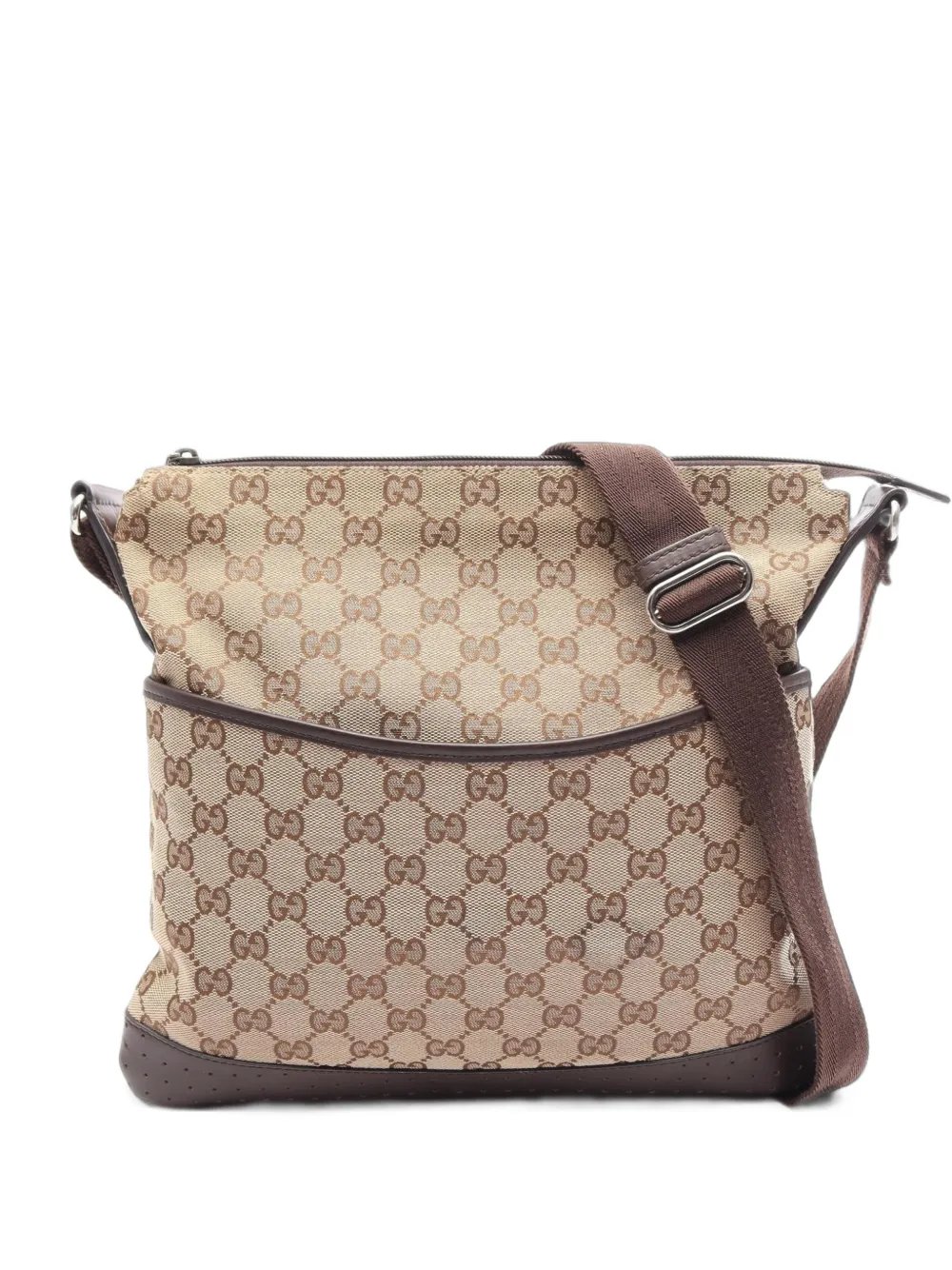 2000s GG canvas shoulder bag
