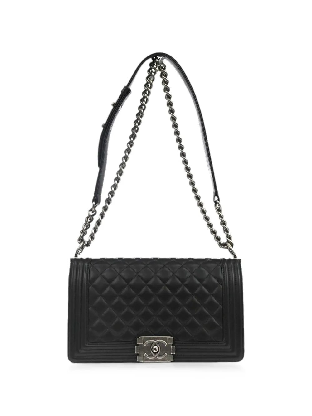 2017 medium Boy Chanel quilted shoulder bag