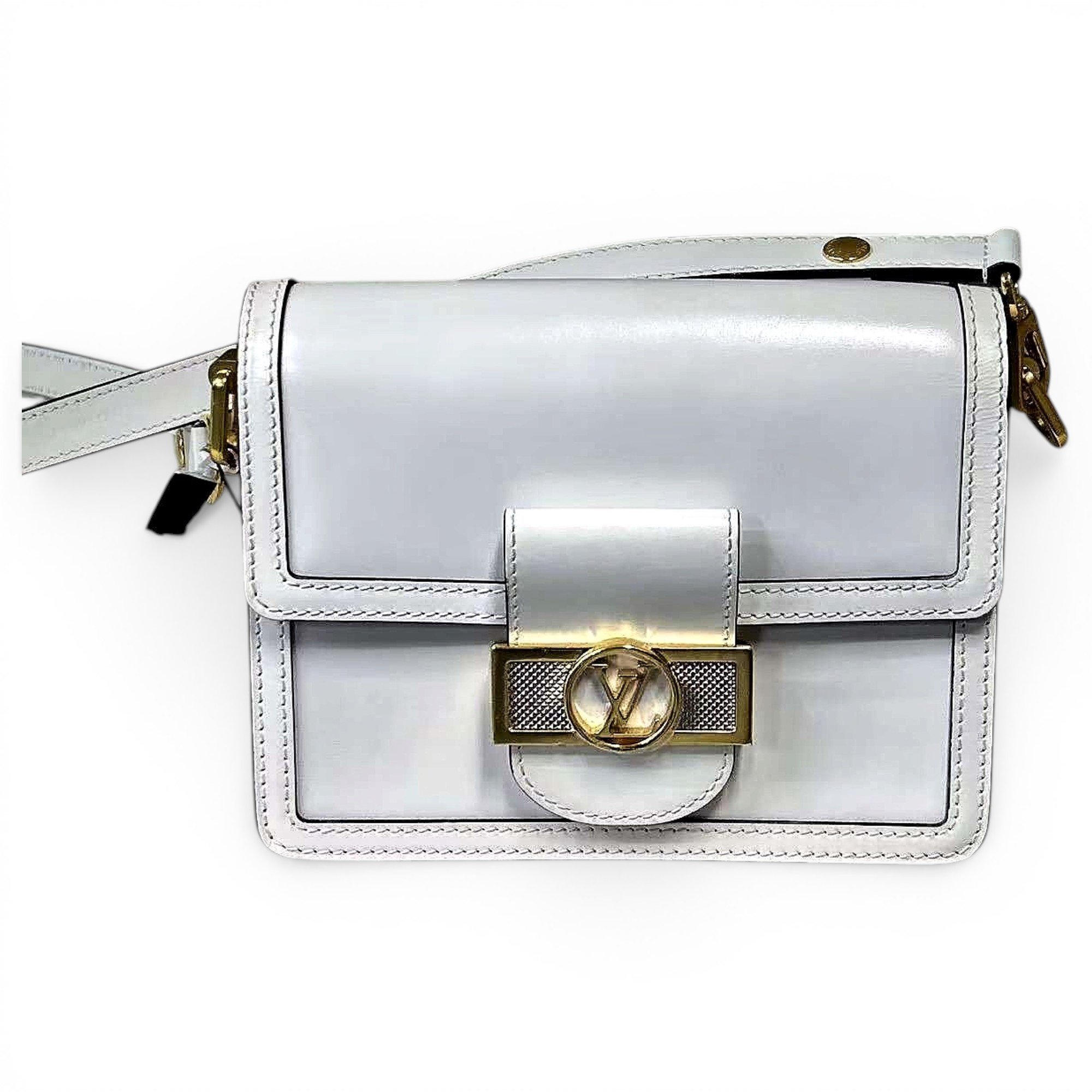 Dauphine leather handbag