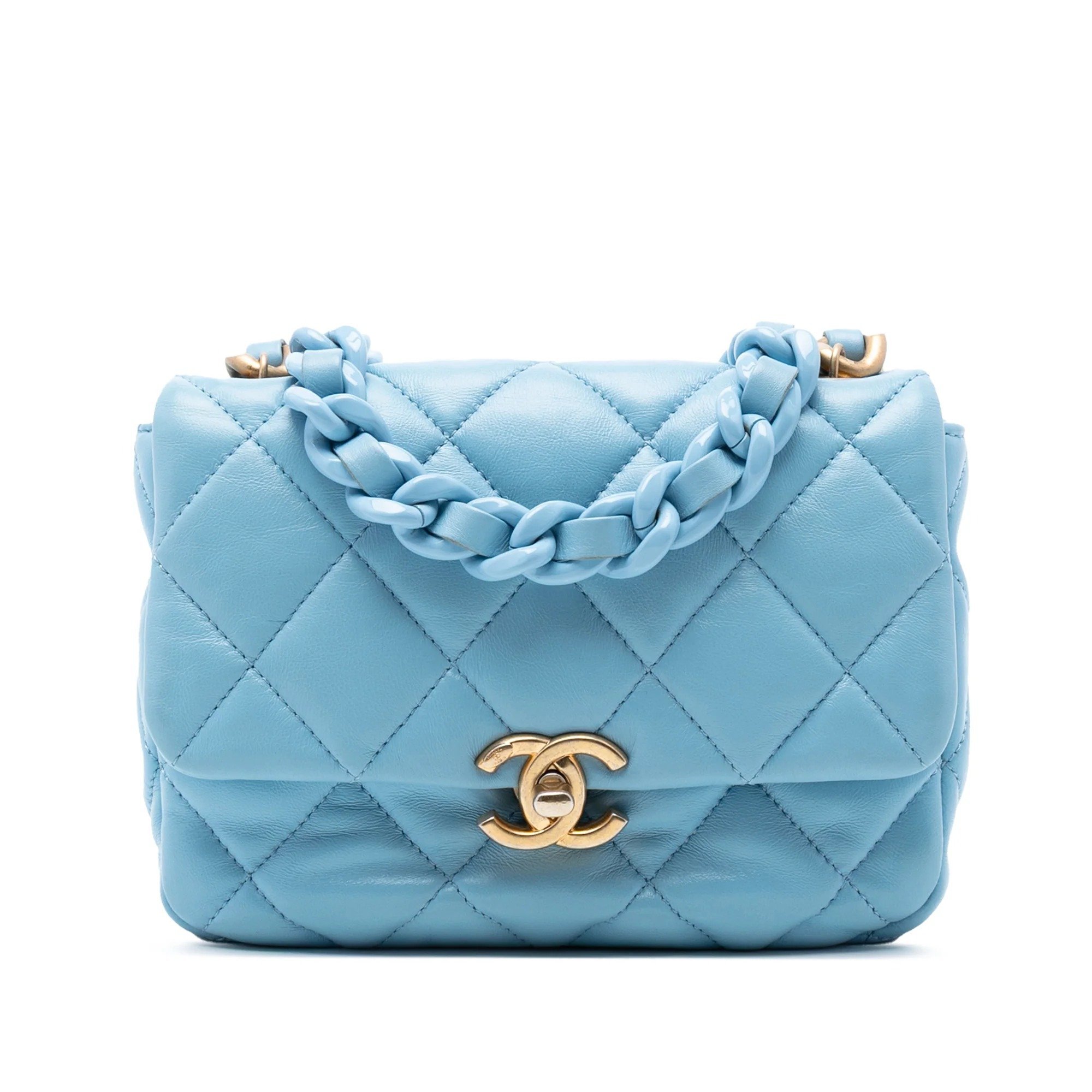 Leather mini bag