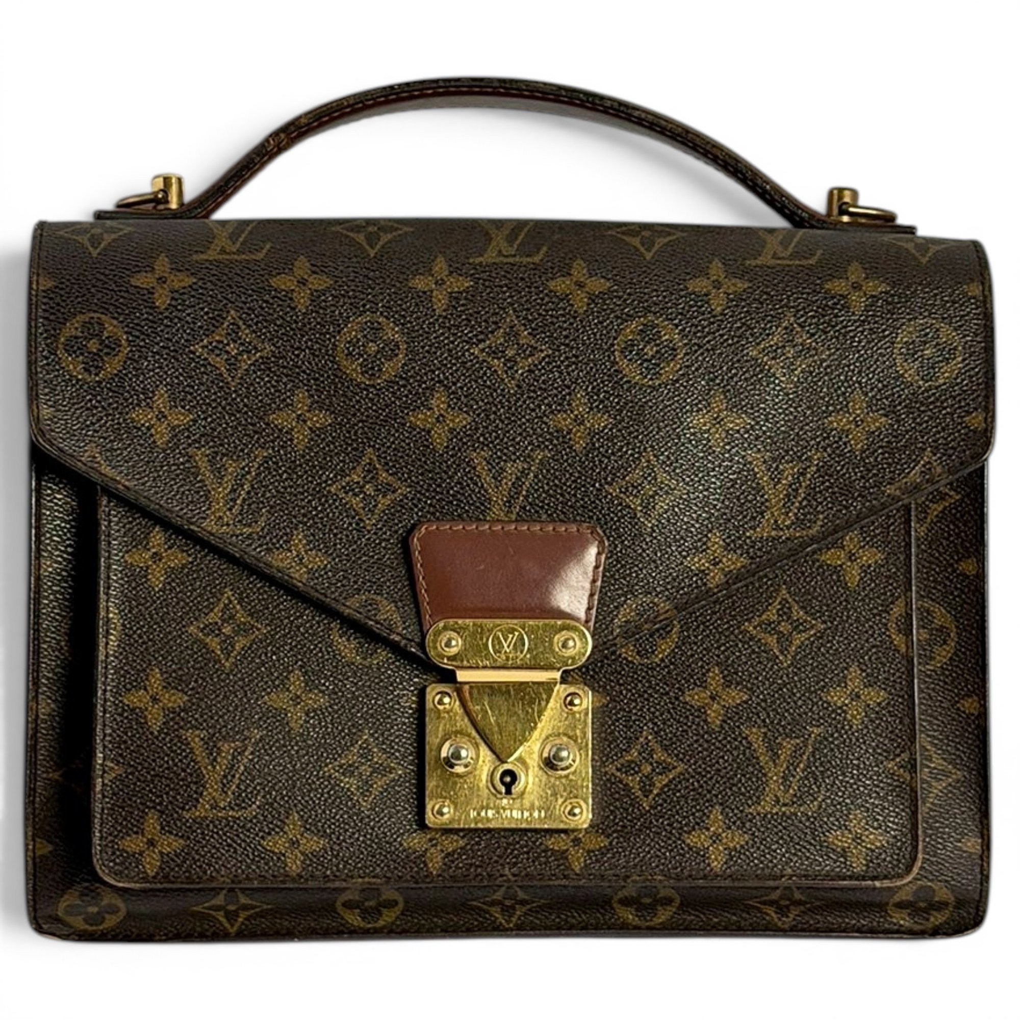 Leather satchel