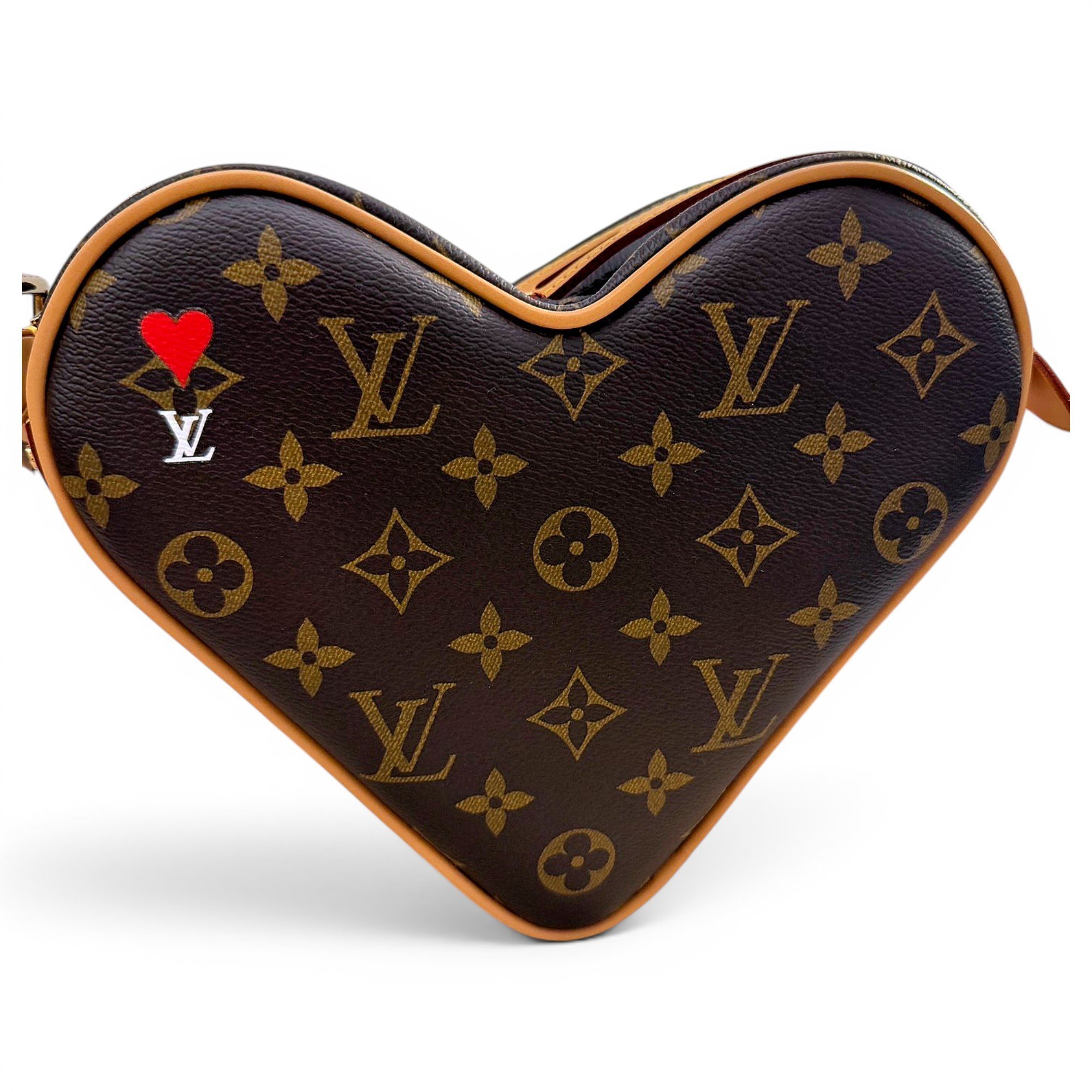 Coeur Game On leather handbag