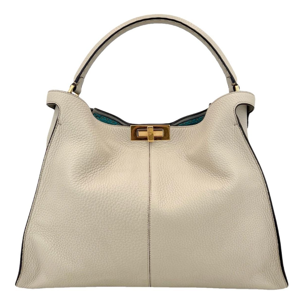 Peekaboo leather handbag