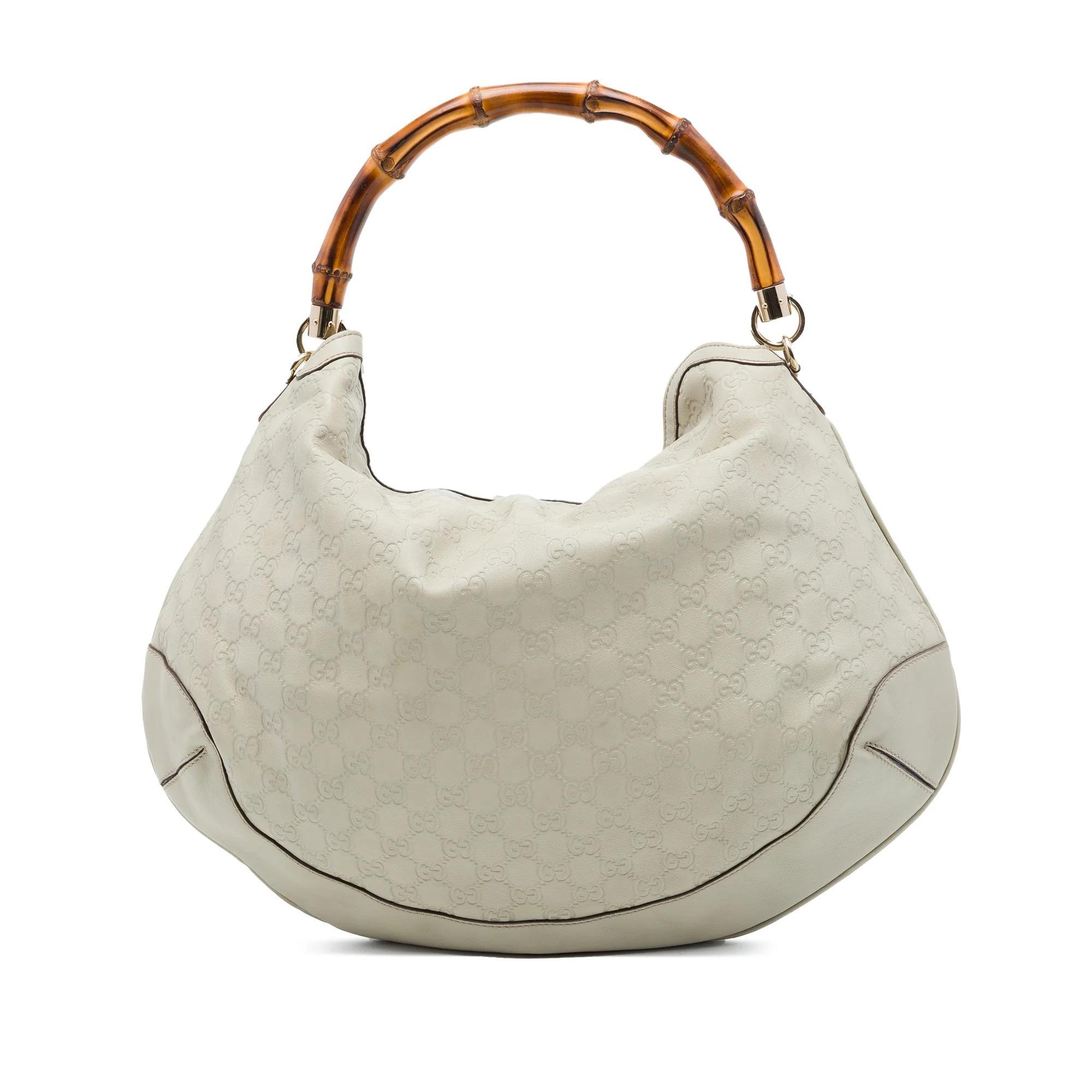Bamboo pony-style calfskin handbag