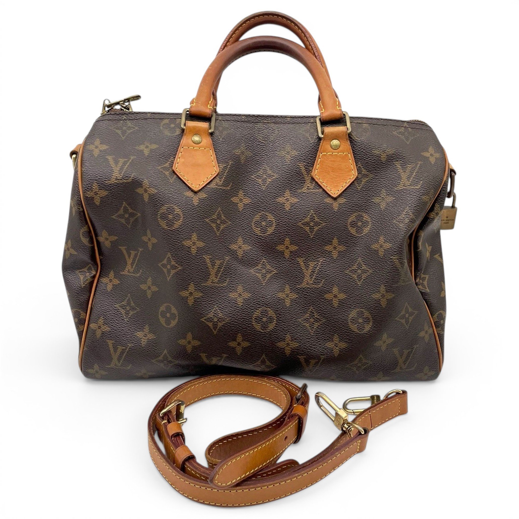 Speedy Bandoulière leather handbag