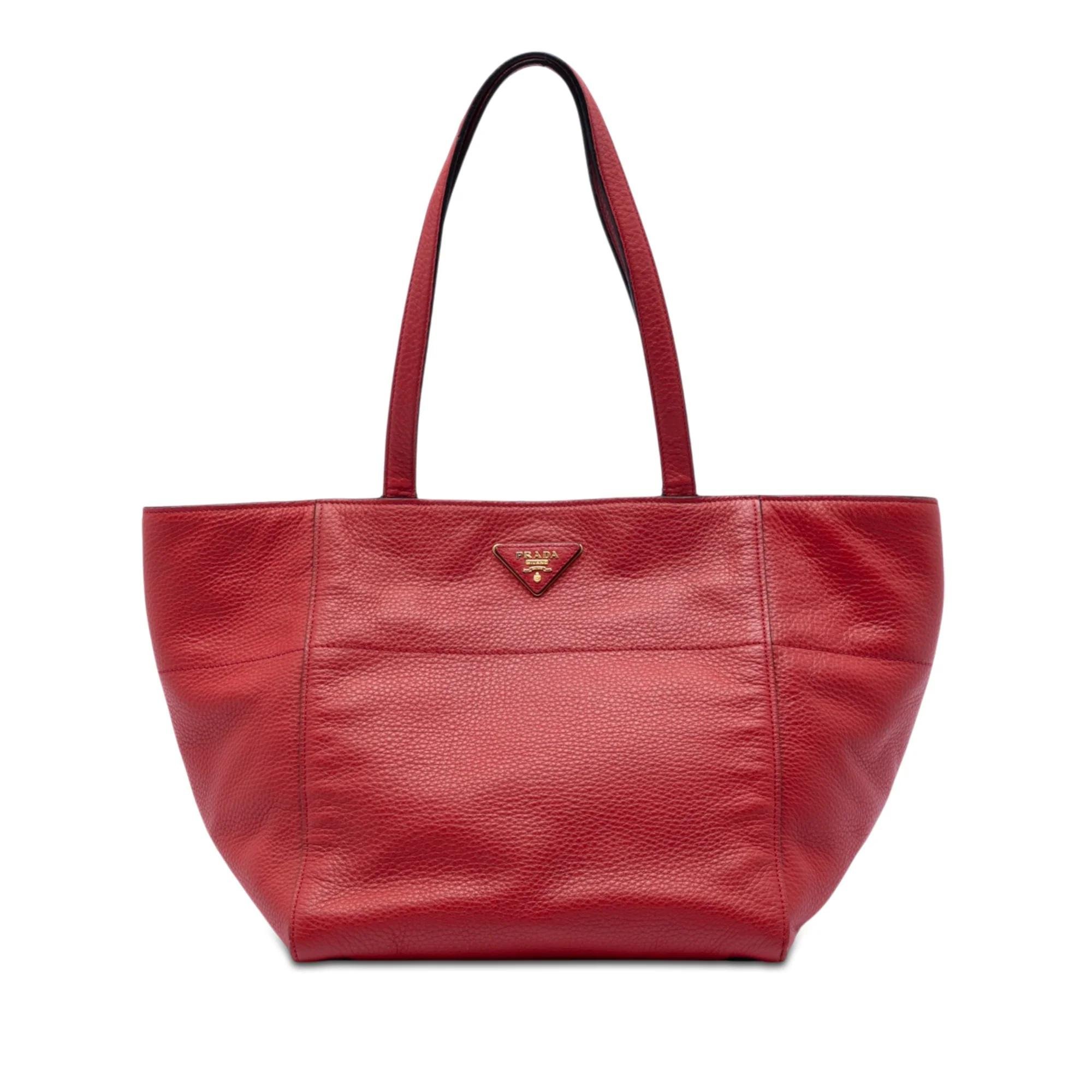 Leather tote