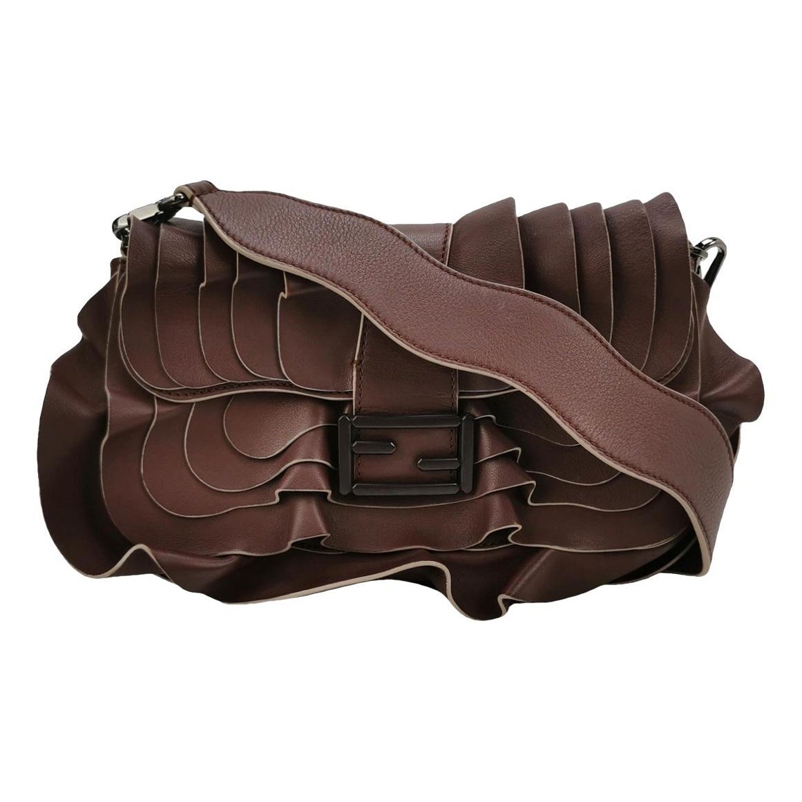 Baguette leather handbag