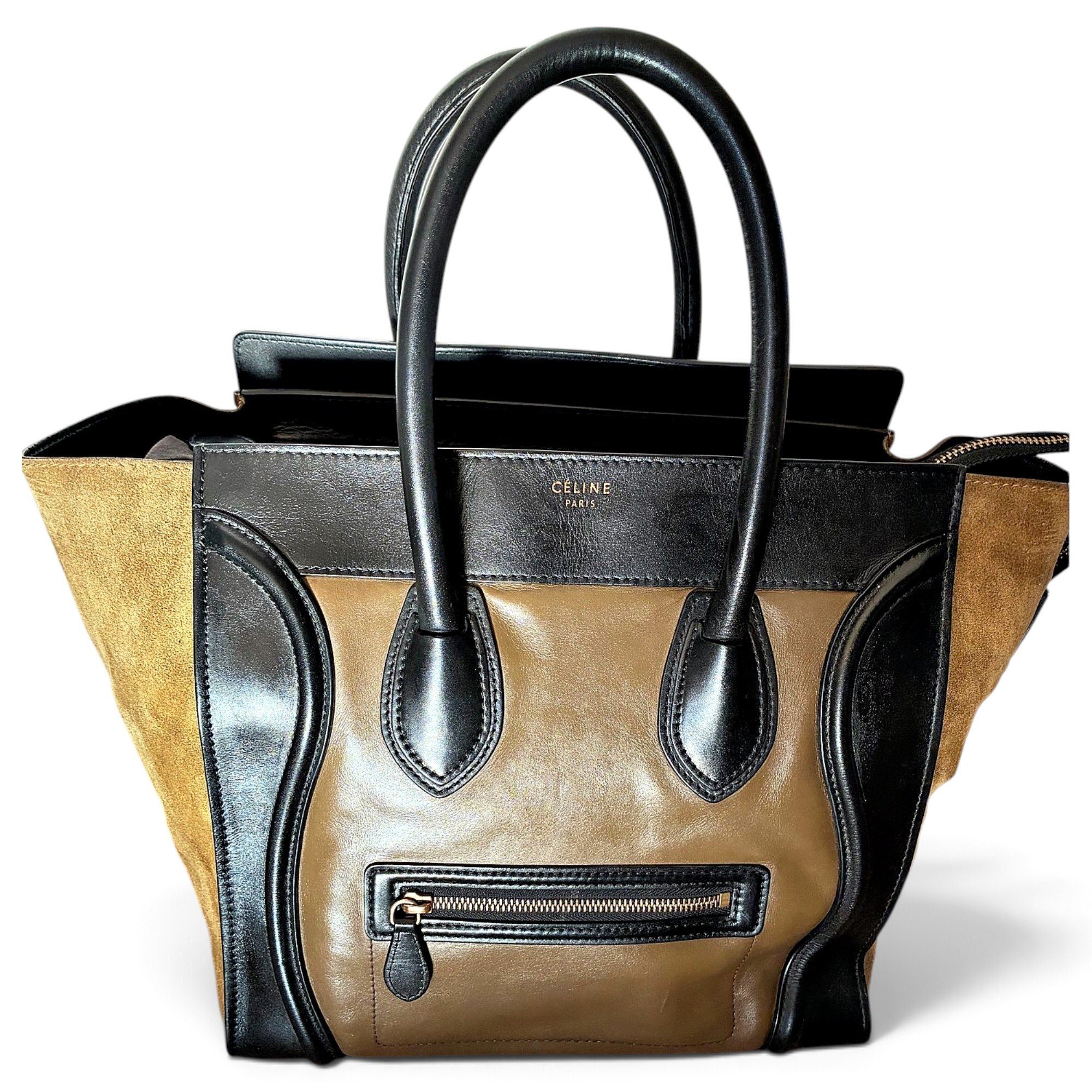 Luggage leather handbag