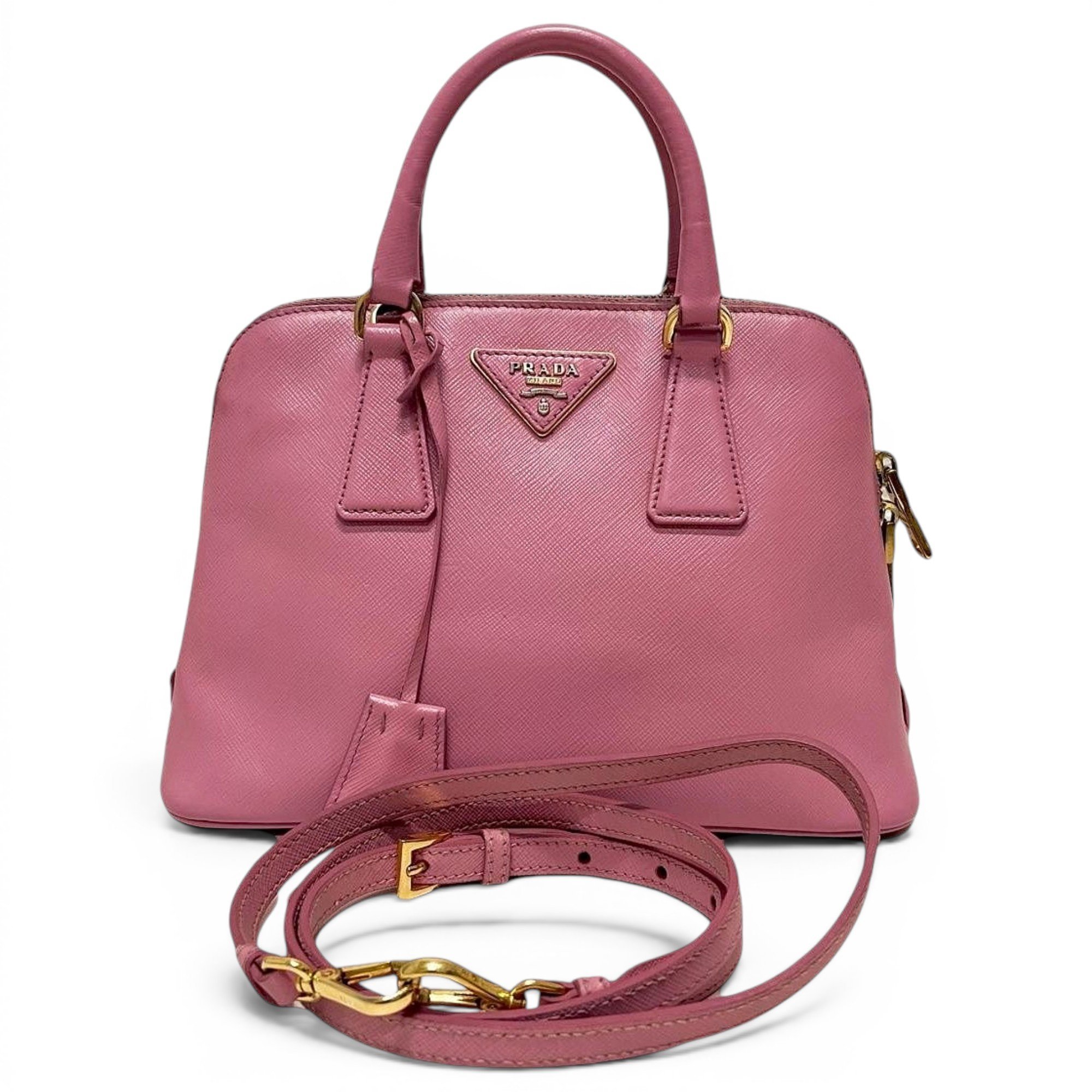 Promenade leather handbag