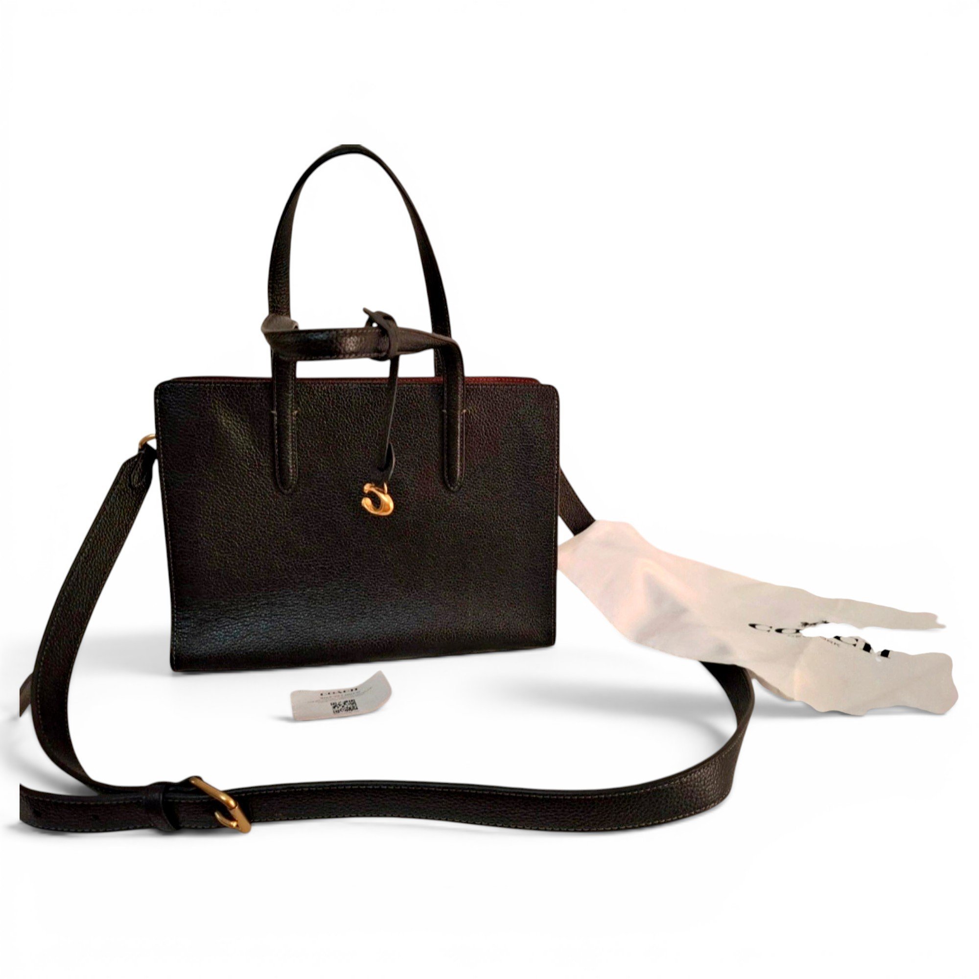 Leather handbag