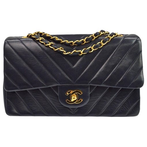 Trendy CC Flap leather handbag