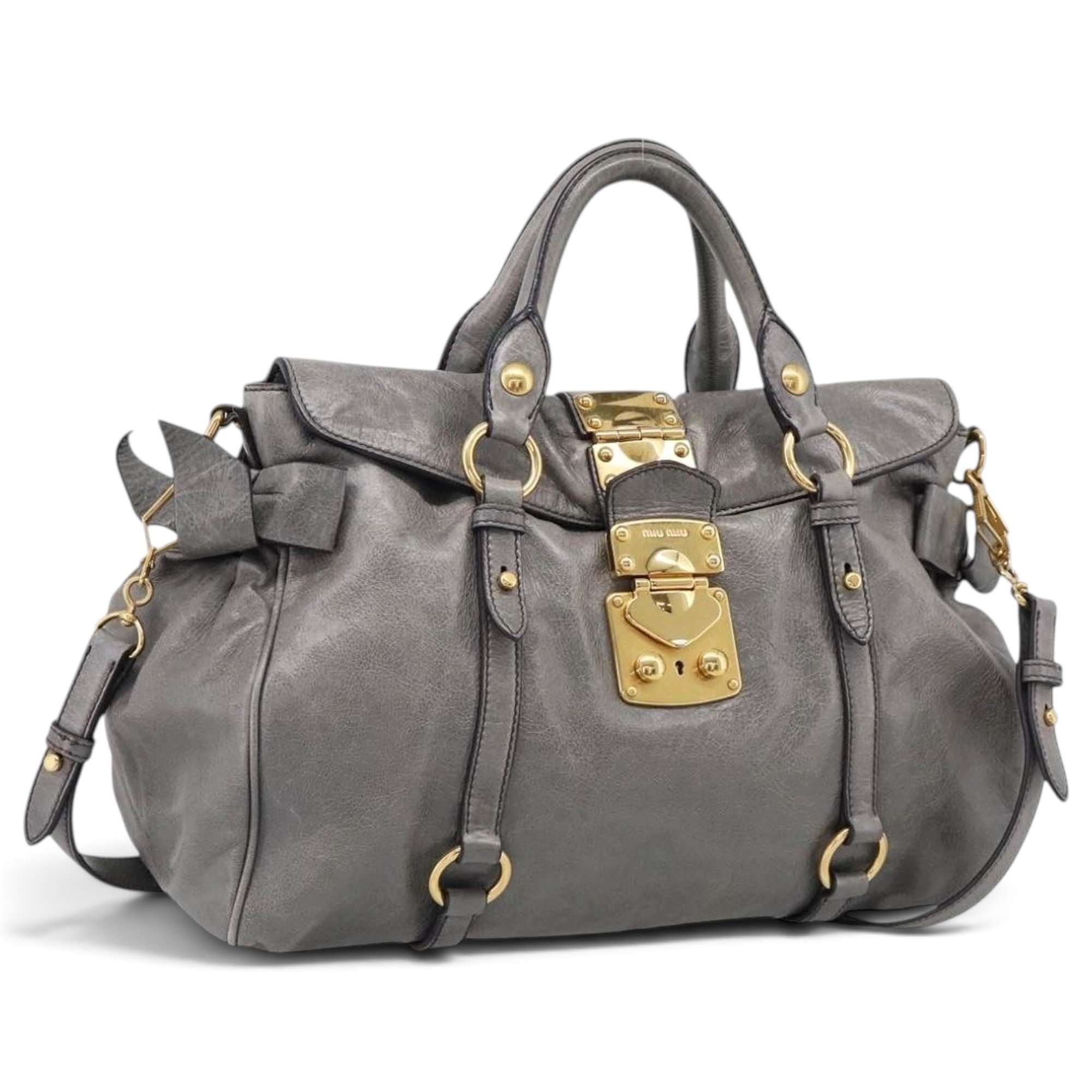 Leather handbag