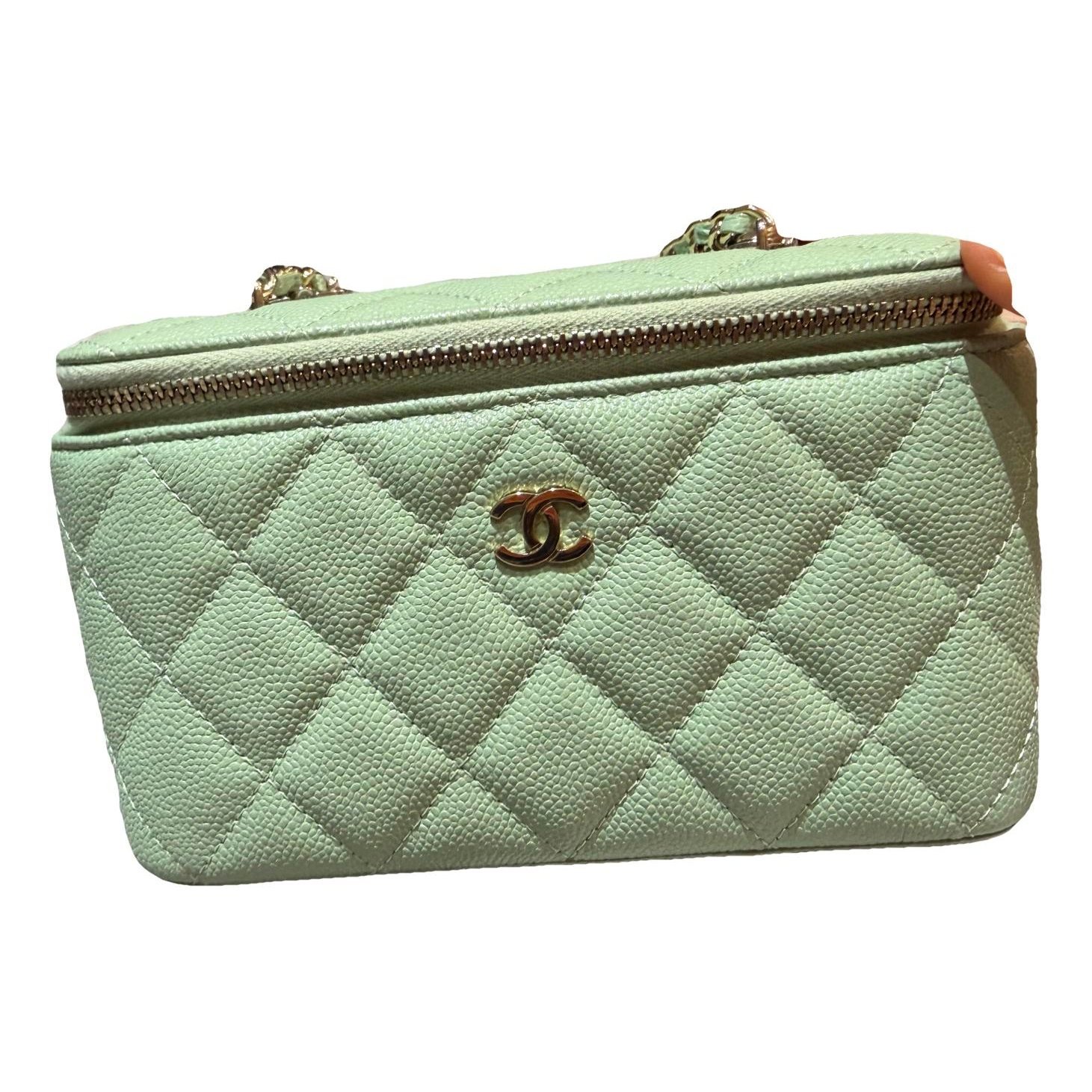Trendy CC Vanity leather handbag