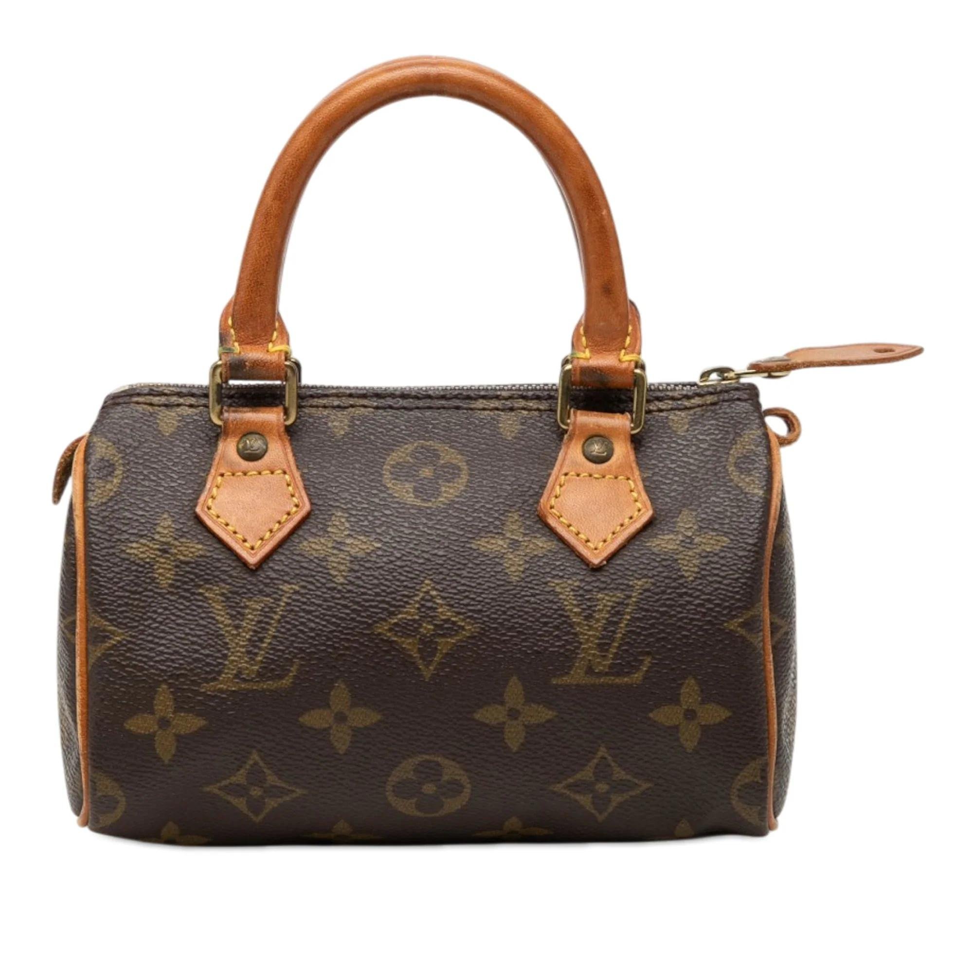 Speedy leather handbag