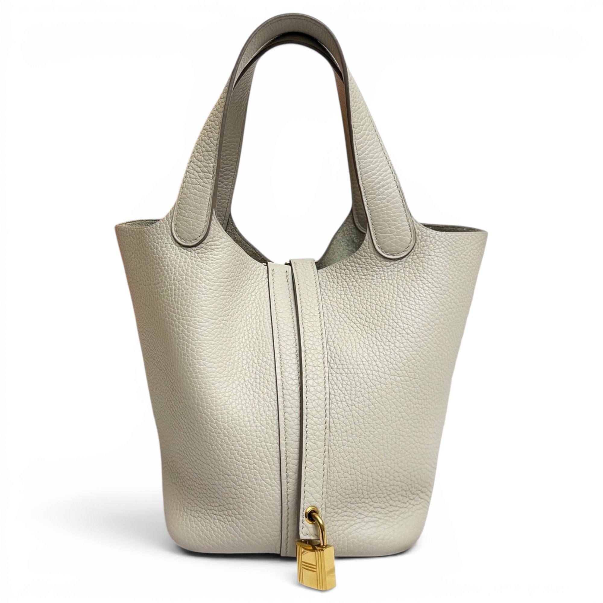 Picotin leather handbag