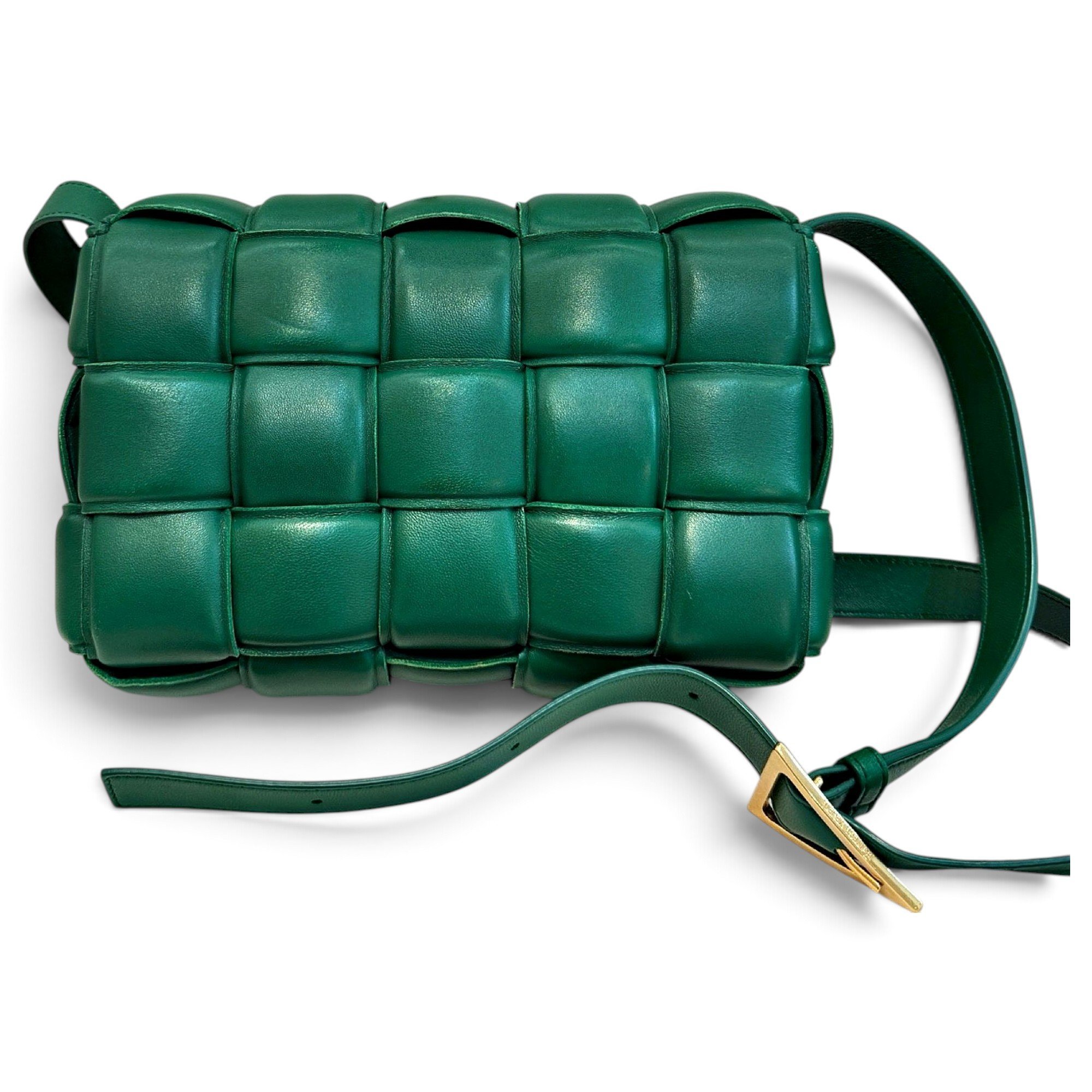 Cassette Padded leather handbag