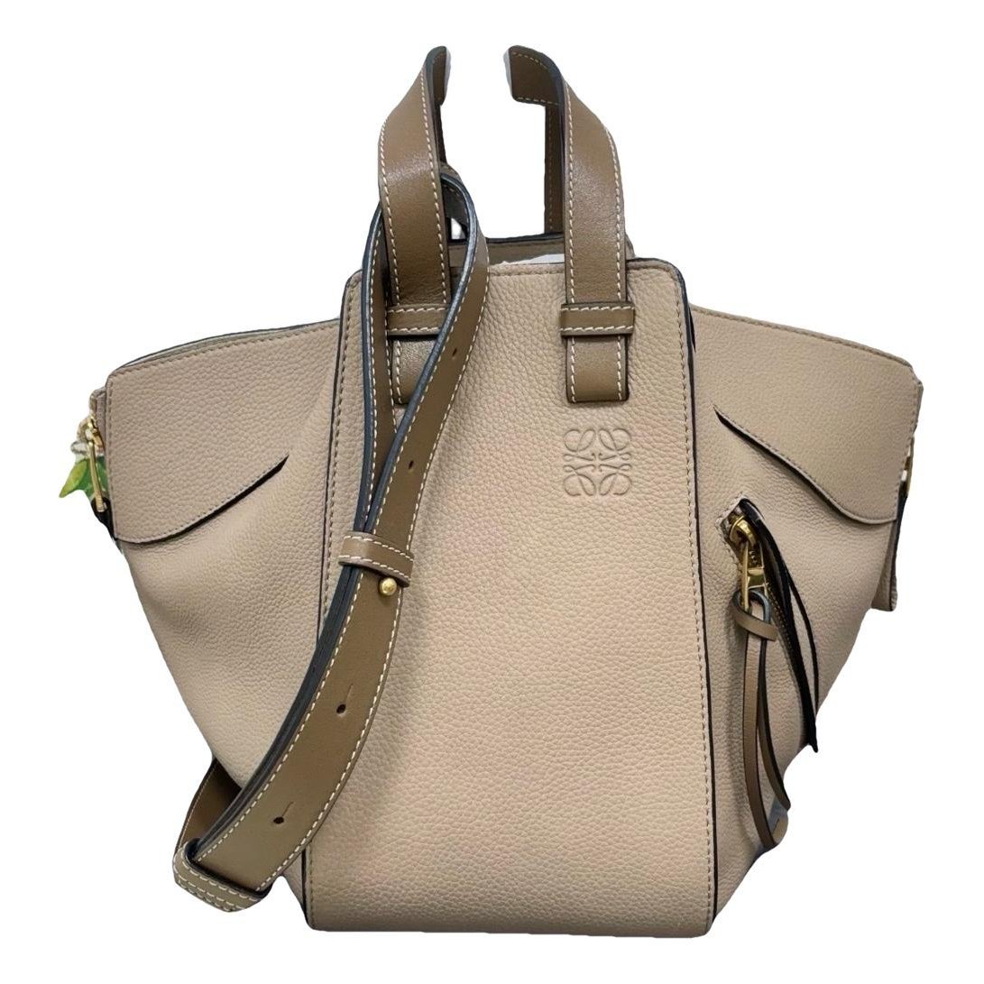 Hammock leather handbag