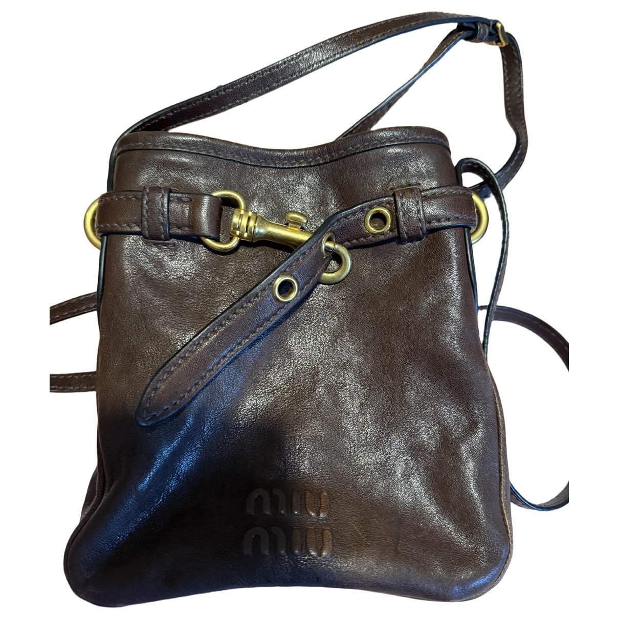 Leather crossbody bag