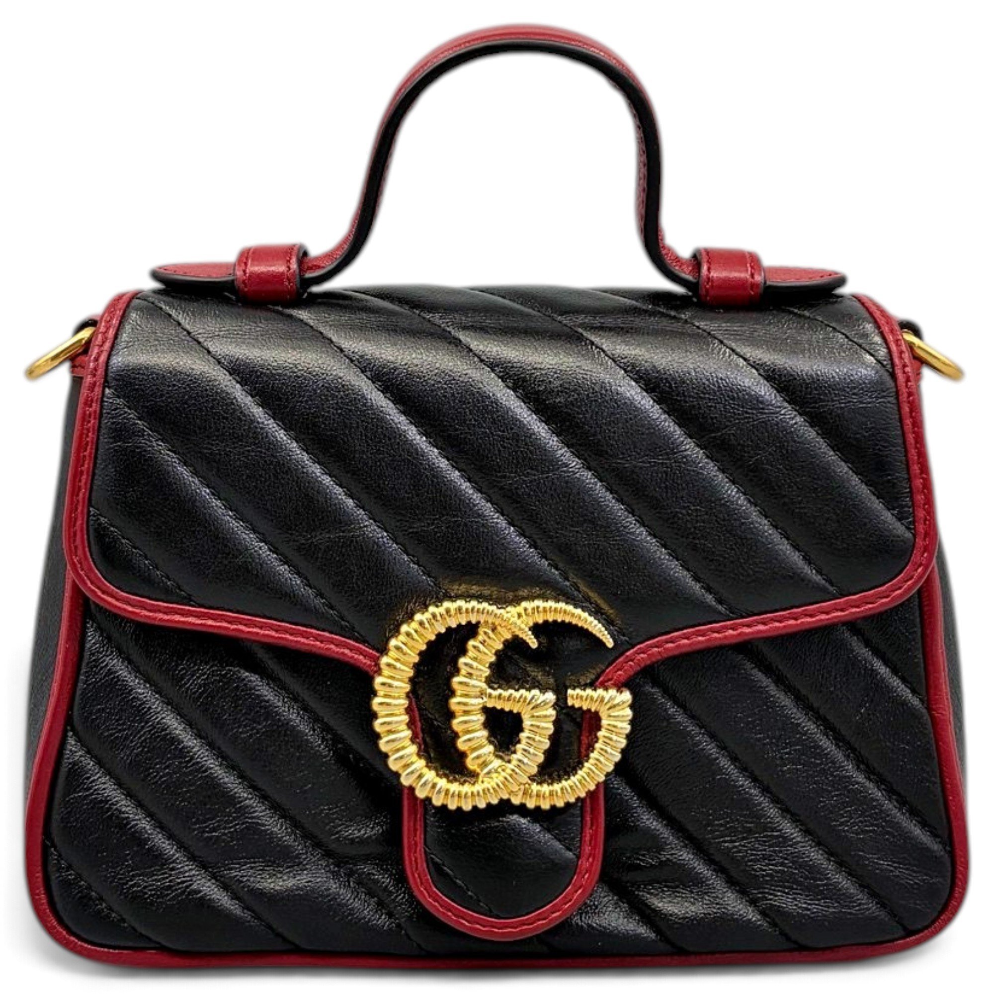 GG Marmont Flap leather handbag