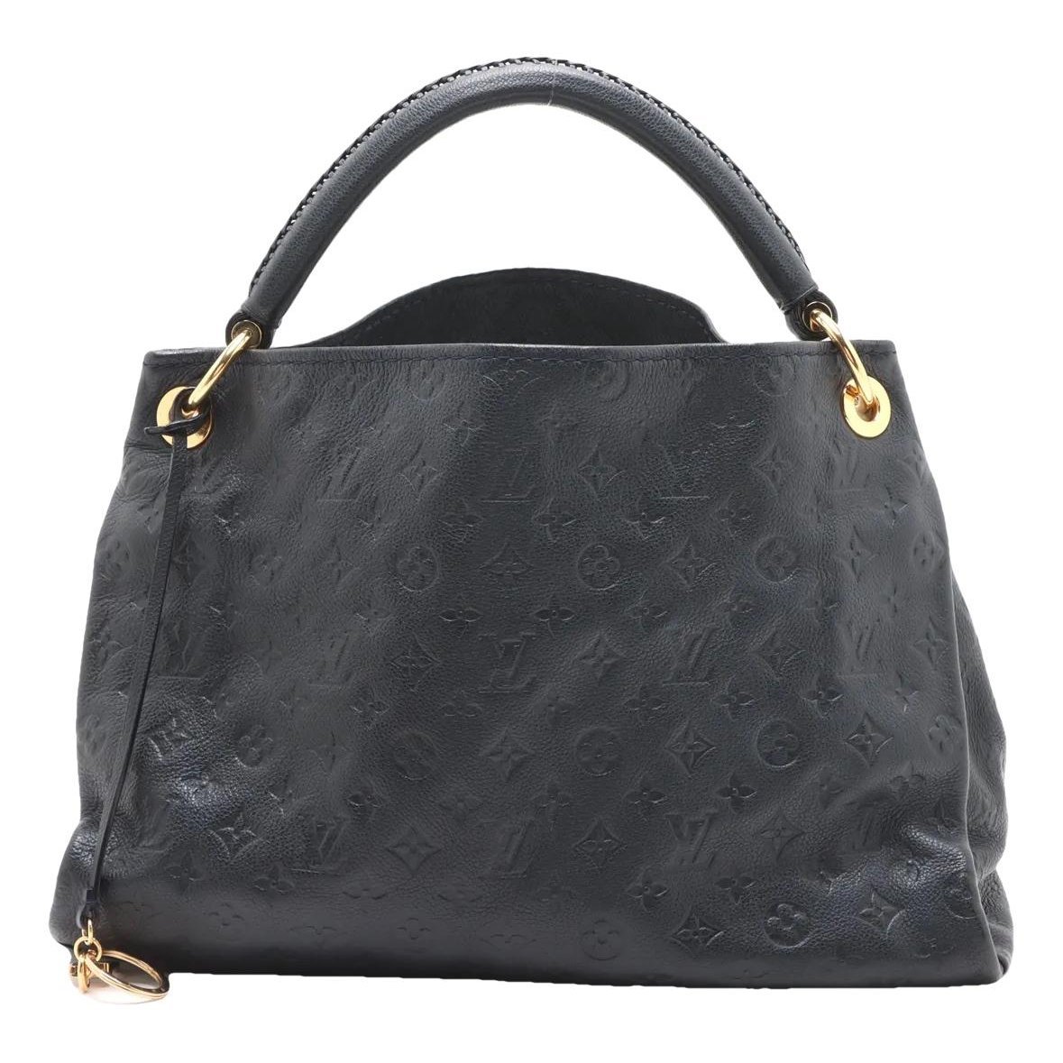 Artsy leather handbag