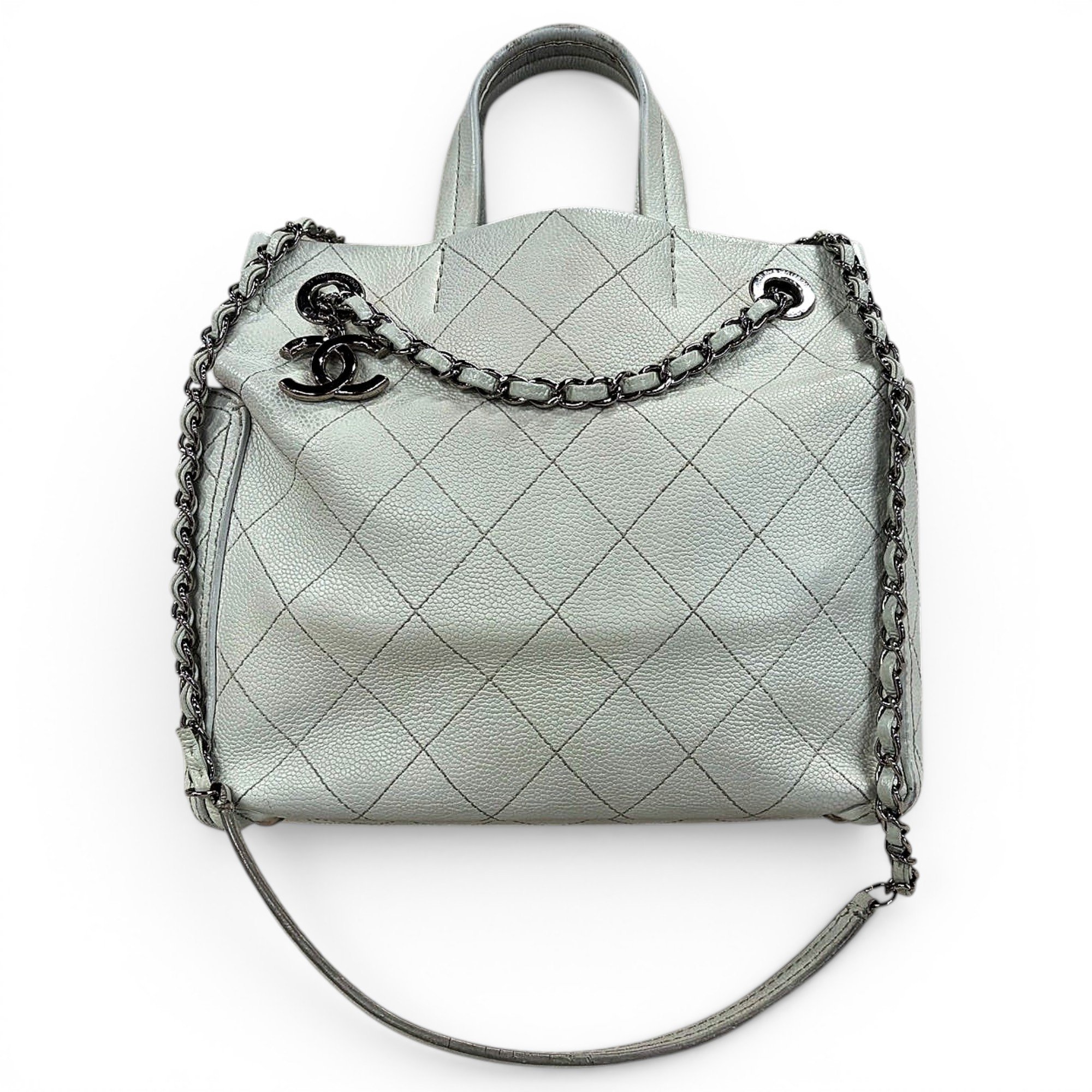 Leather tote