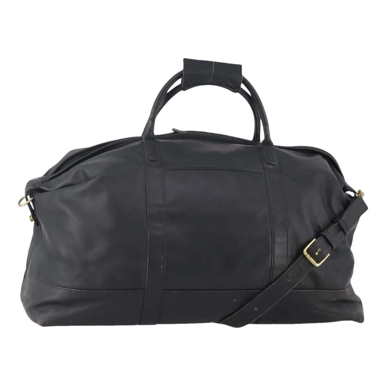 Leather travel bag