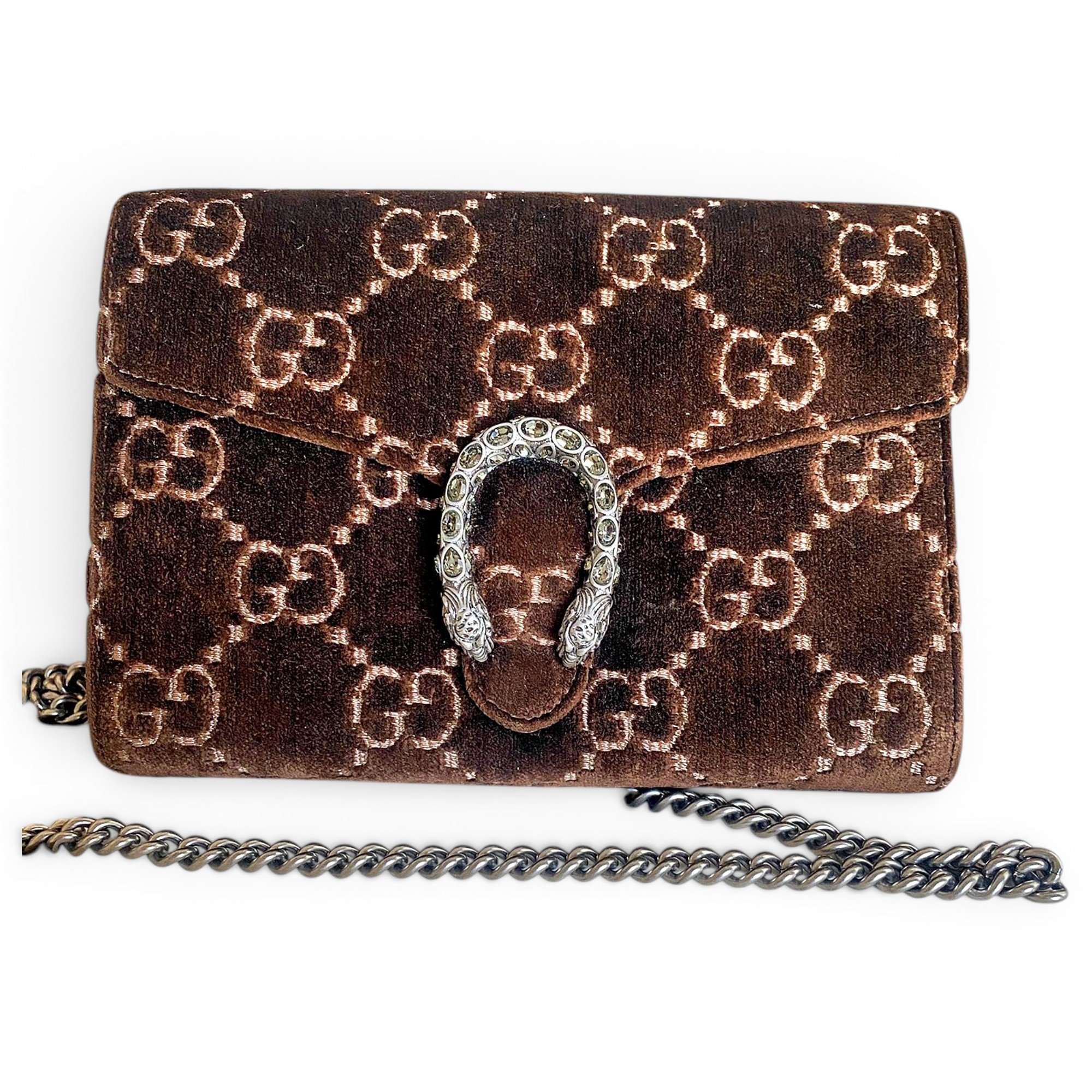 Dionysus velvet clutch bag