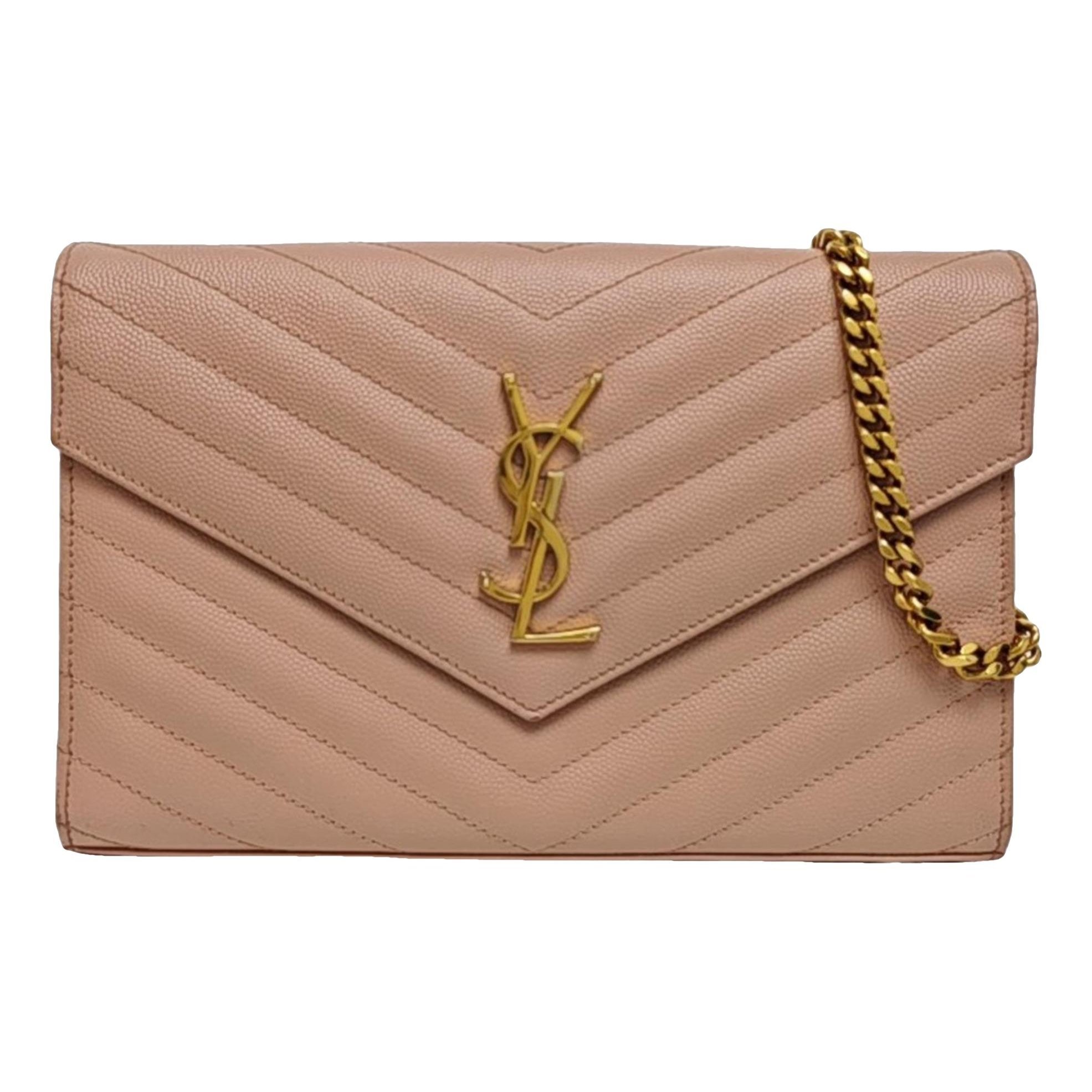 Satchel Monogramme leather crossbody bag