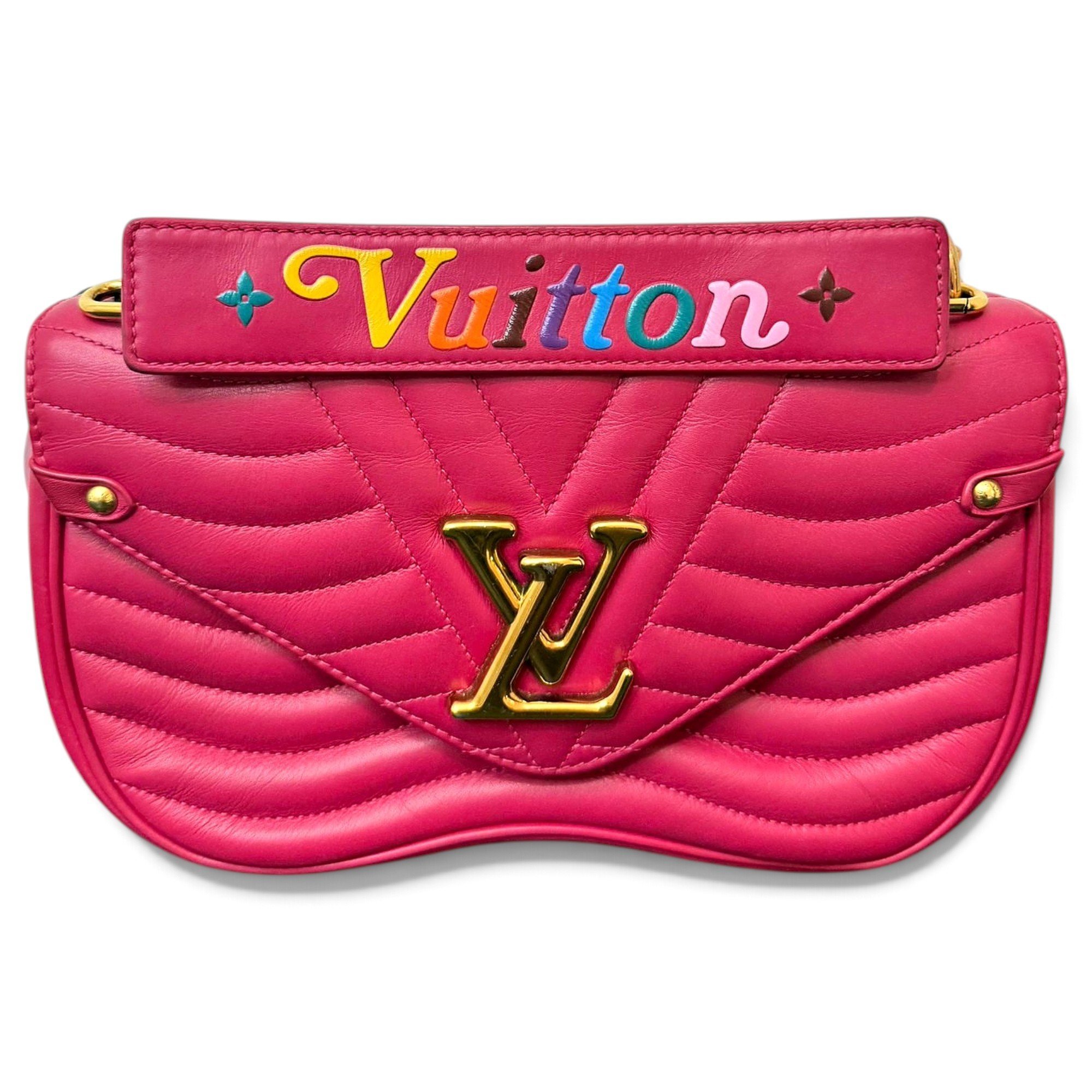 New Wave leather handbag
