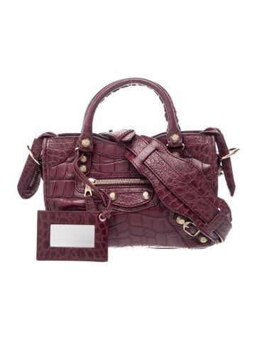 Leather Top Handle Bag
