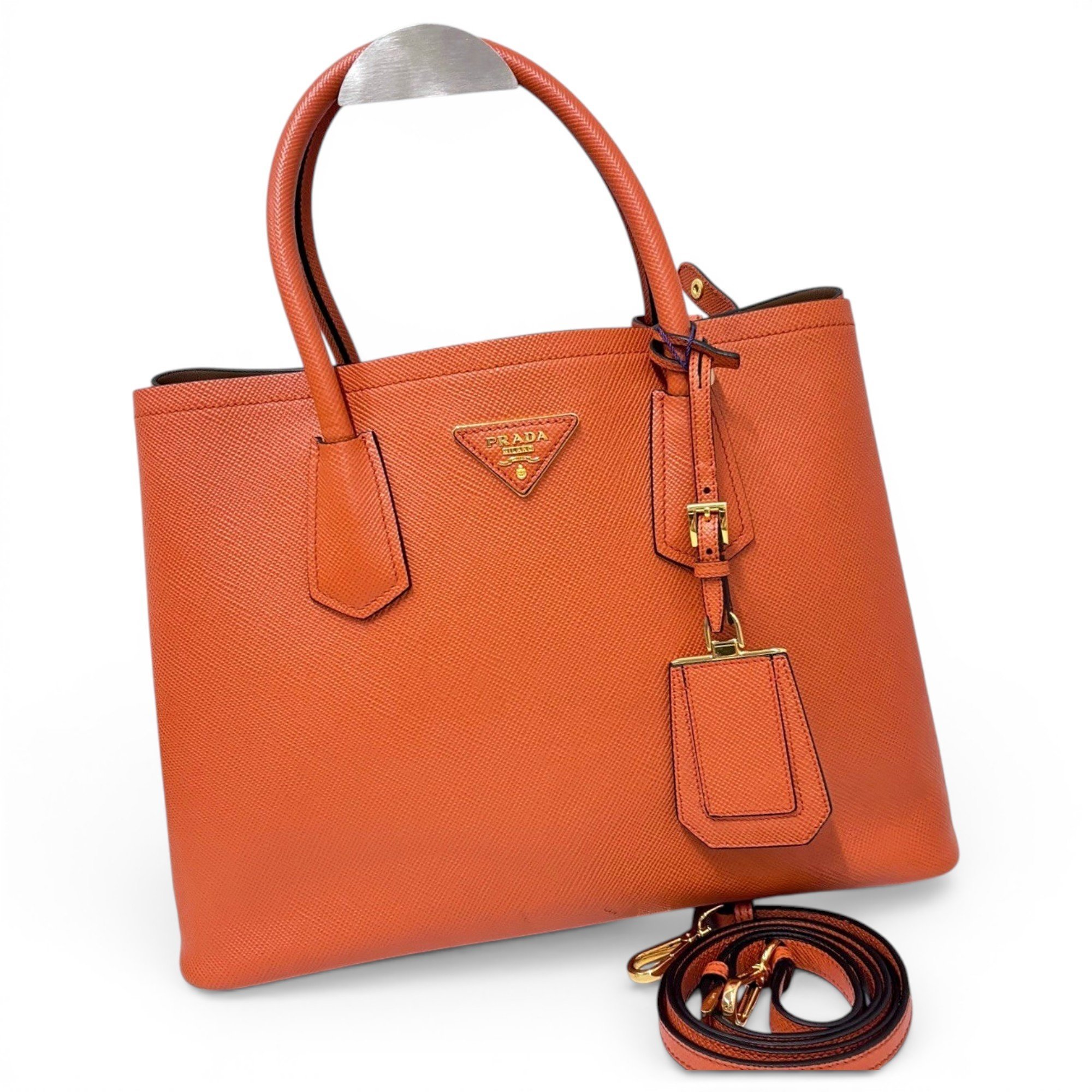 Prada Double leather handbag