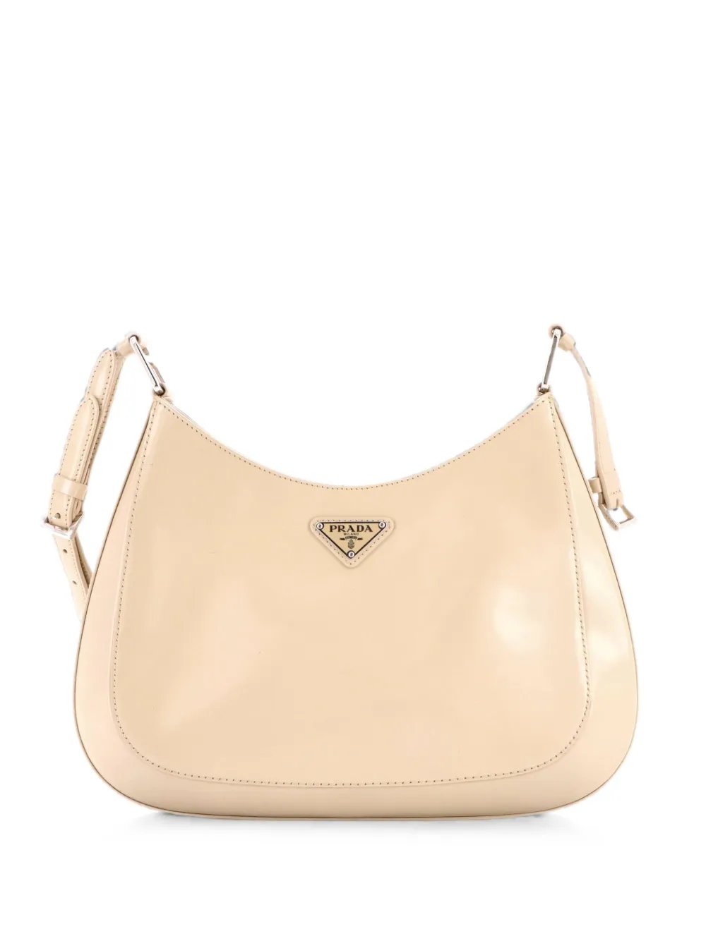 Prada Cleo Shoulder Bag Spazzolato Leather Large hobo bag