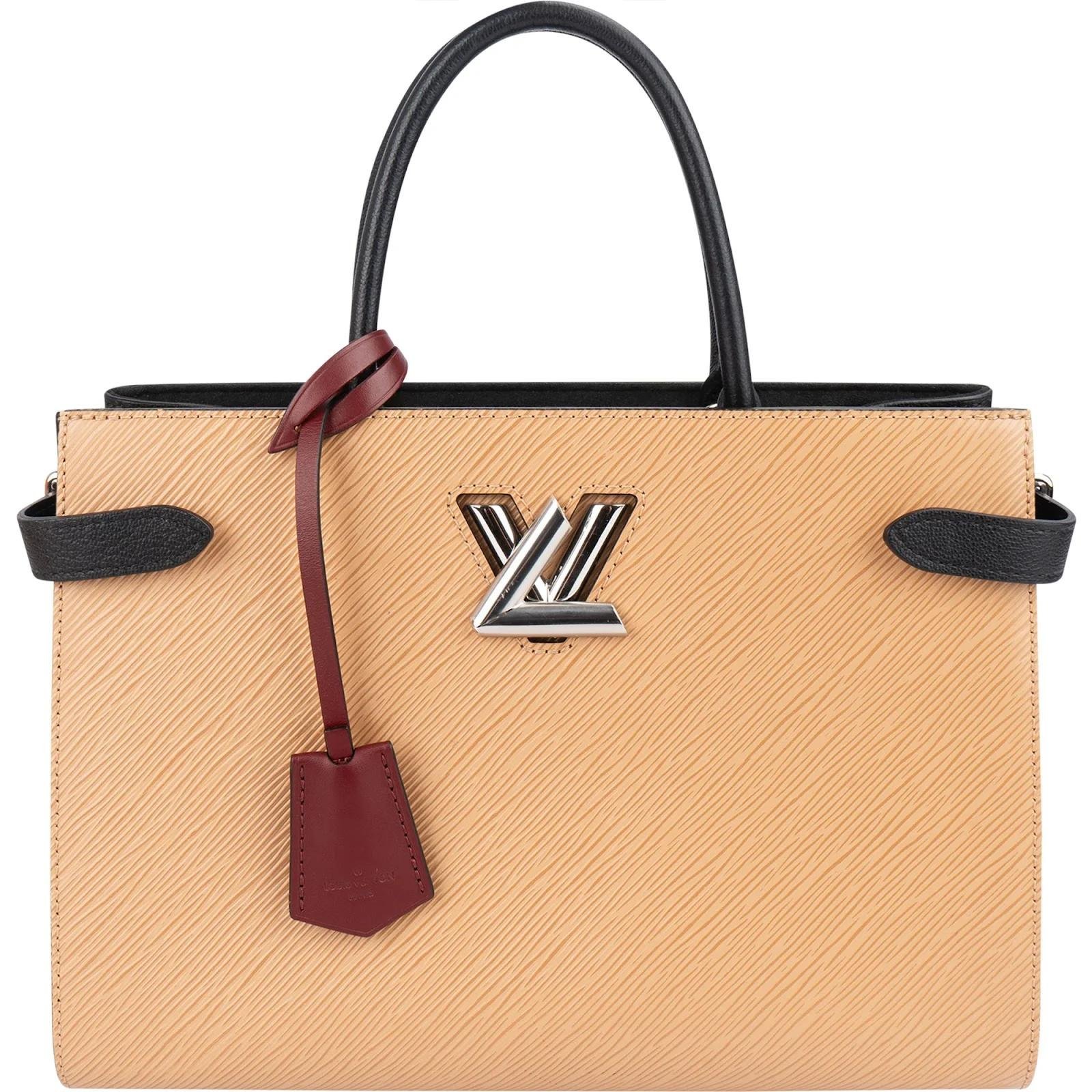 Twist leather handbag