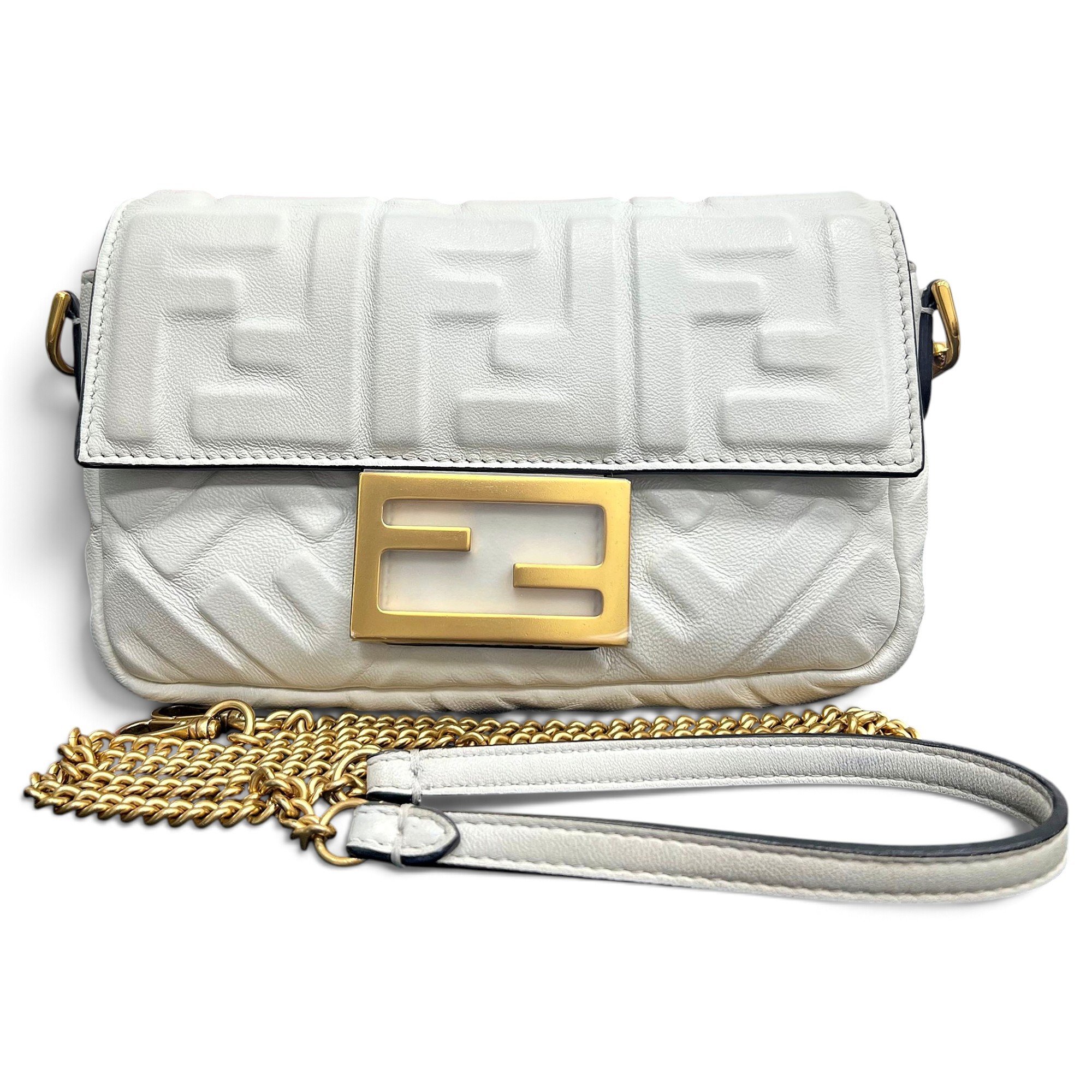 Baguette leather handbag