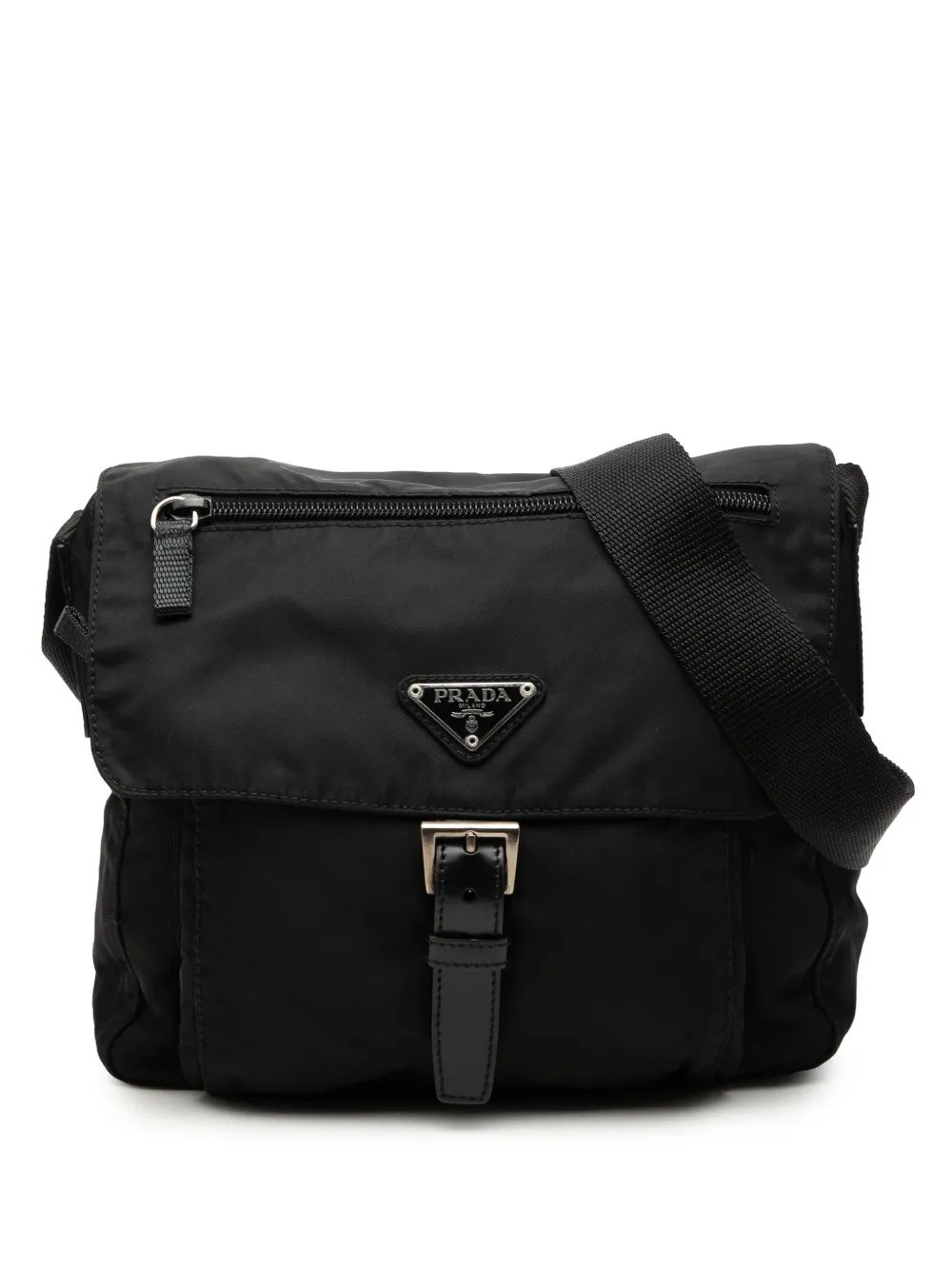 2000-2013 Tessuto Zip Buckle Messenger Bag crossbody bag