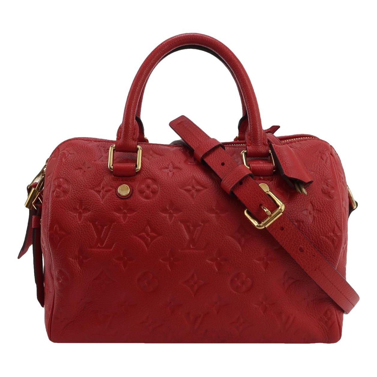 Speedy leather handbag