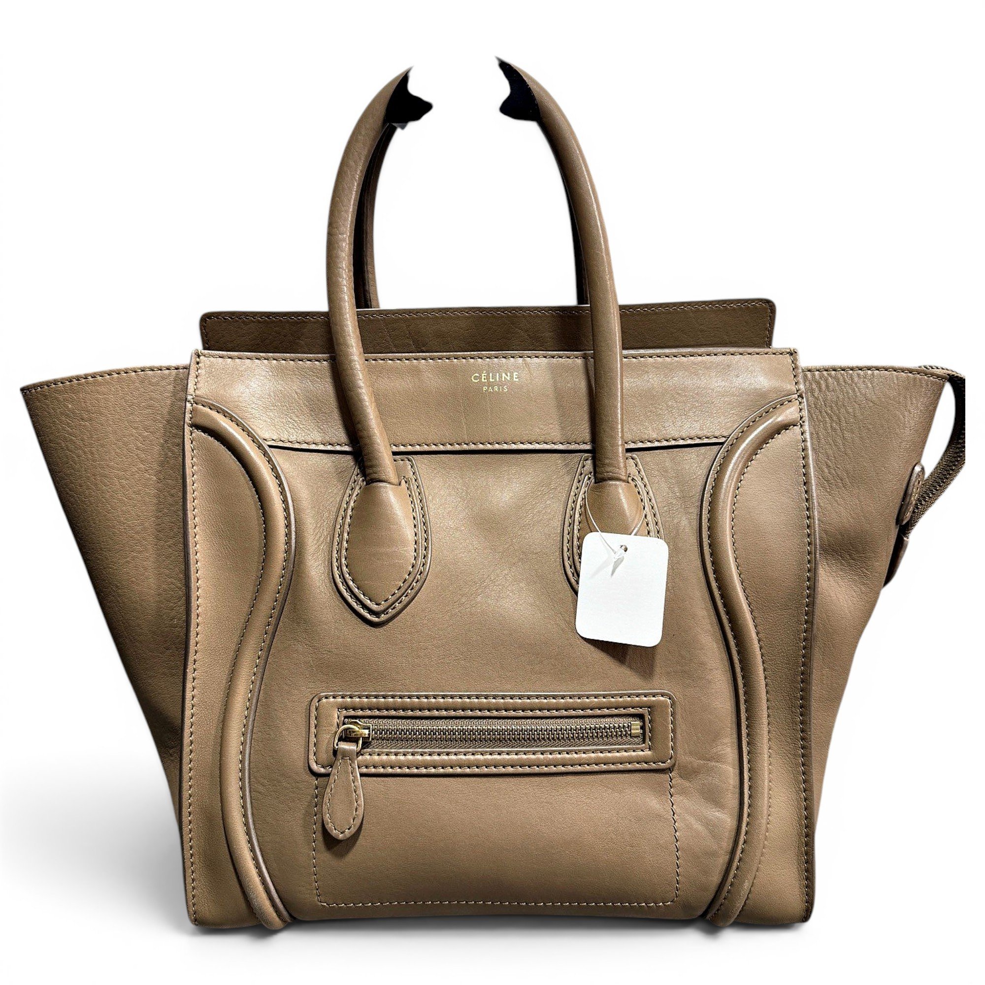 Luggage leather handbag