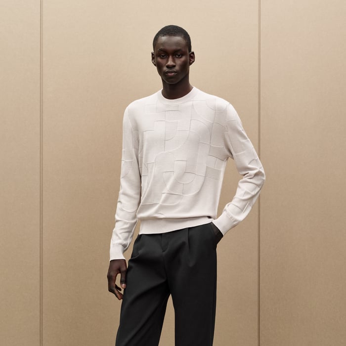 Quartz "Maillon Puzzle" Crewneck Sweater