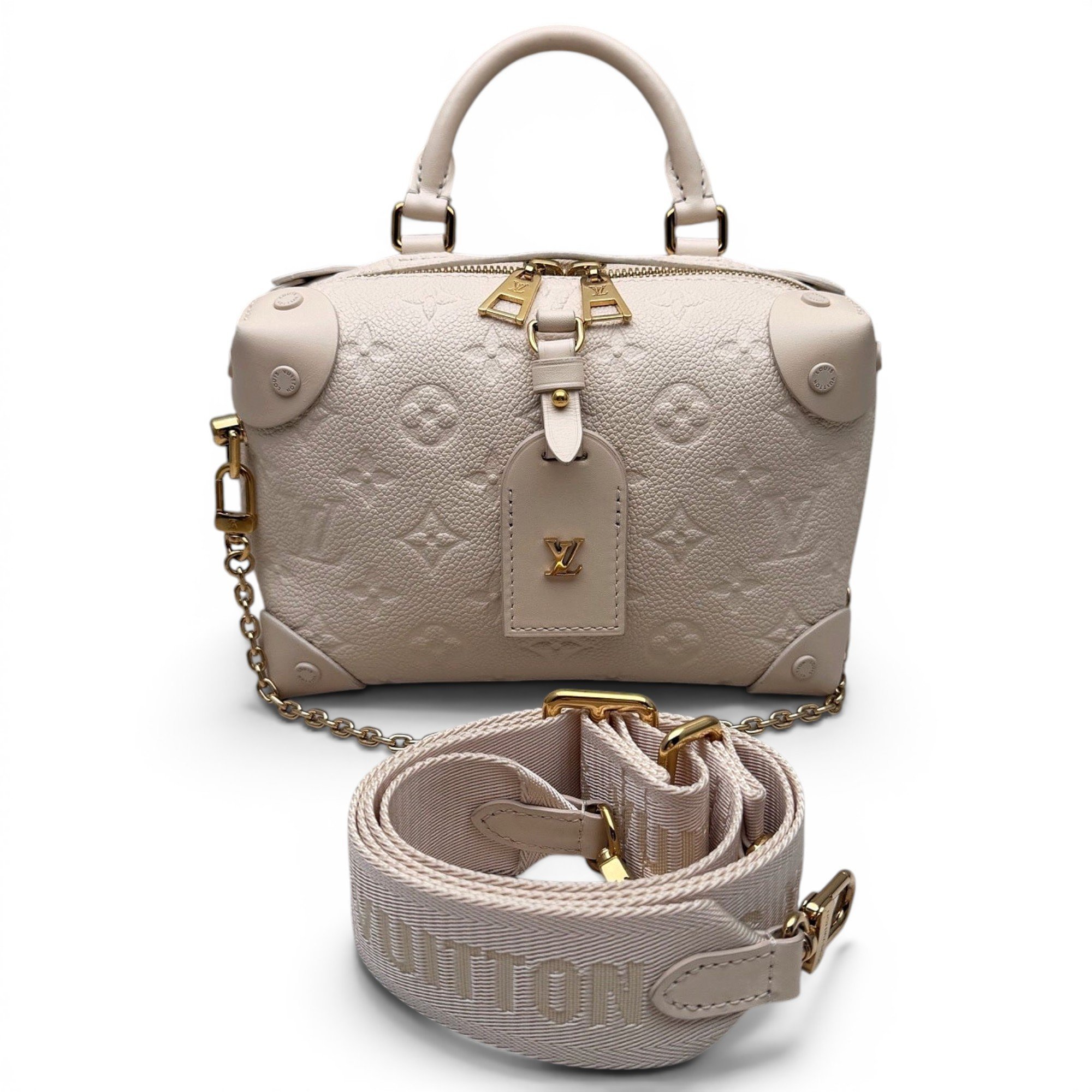 Pochette Trunk leather handbag