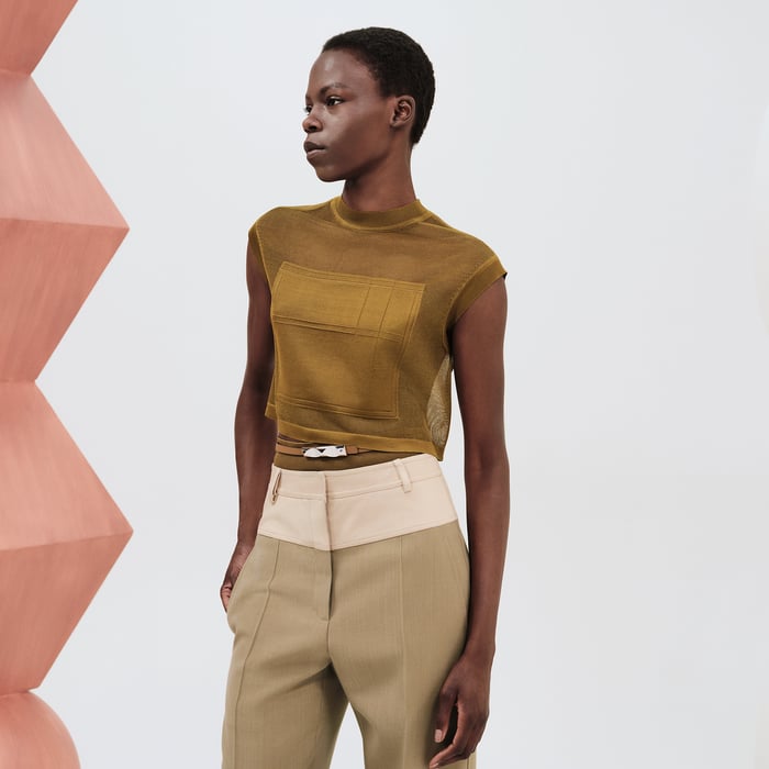 Vert Bronze Sleeveless Sweater